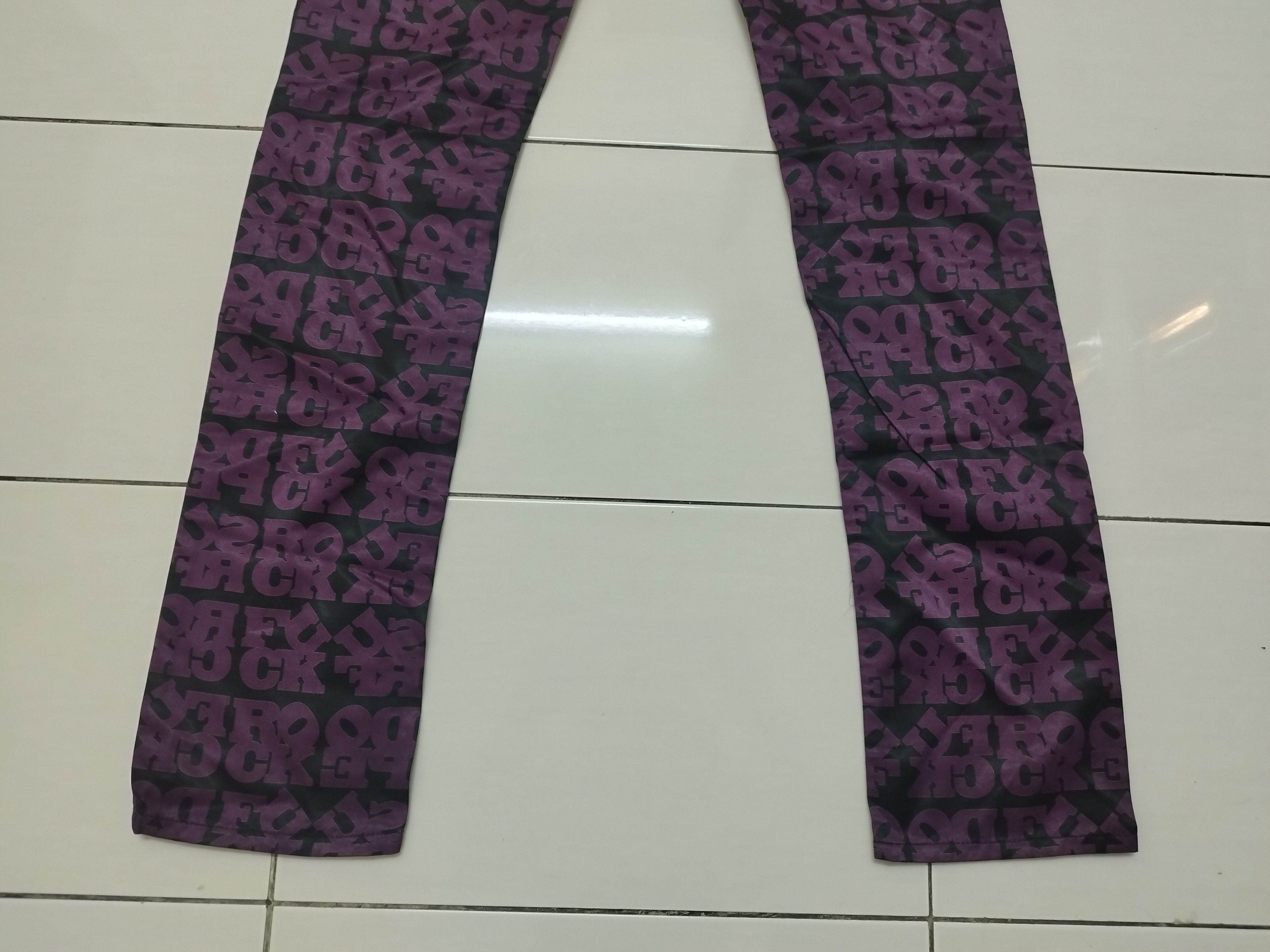 Hysteric Glamour × If Six Was Nine × Japanese Brand 00's Hysteric Glamour "Fuck Rock " Pants Size US 28 / EU 44 - 10 Thumbnail