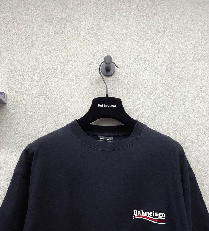 Balenciaga Balenciaga Cola Embroidered Loose Short Sleeve T-Shirt Size US M / EU 48-50 / 2 - 4 Thumbnail