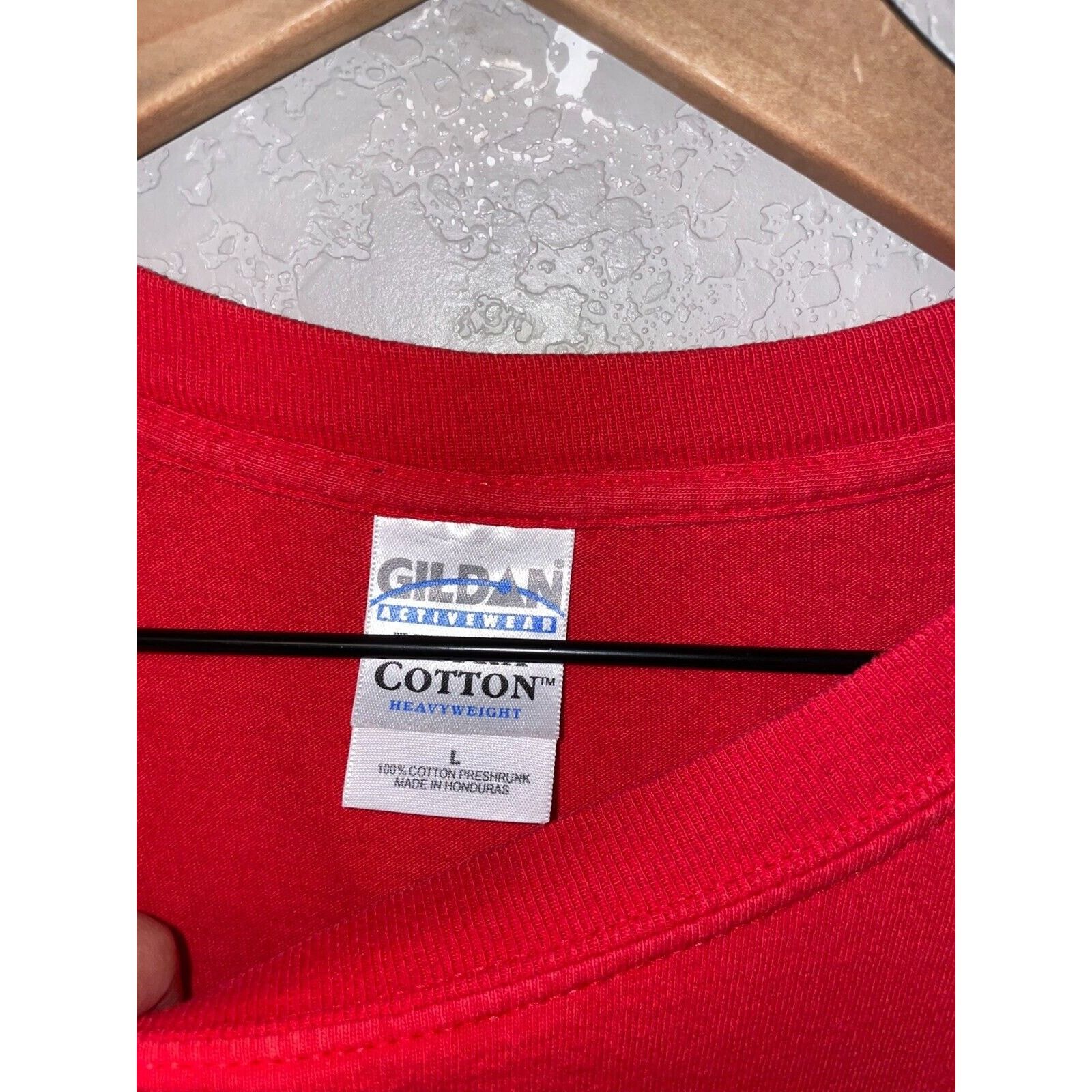 Gildan Vintage War Shirt Peace The Old Fashioned Way Tee Jet Large Size US L / EU 52-54 / 3 - 6 Thumbnail