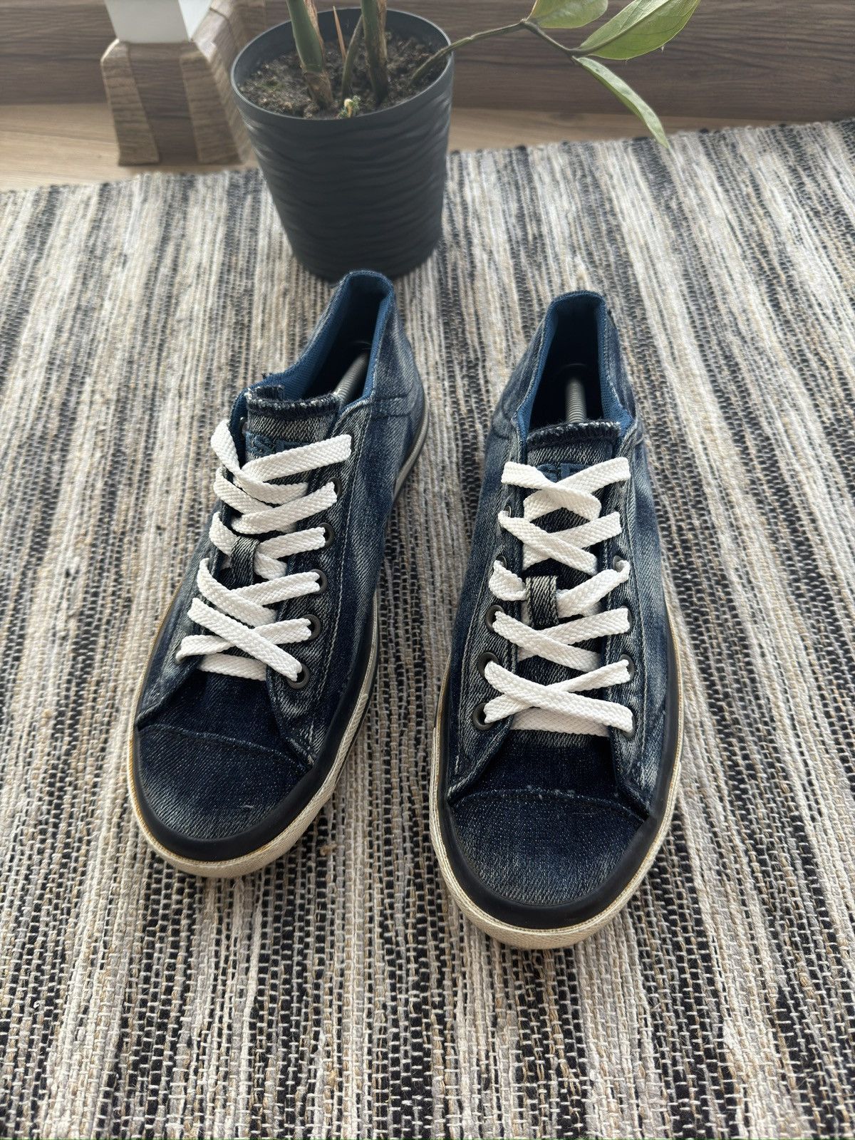 Diesel Vintage Diesel Y2K denim jeans sneakers shoes Size US 6 / EU 39 - 5 Thumbnail