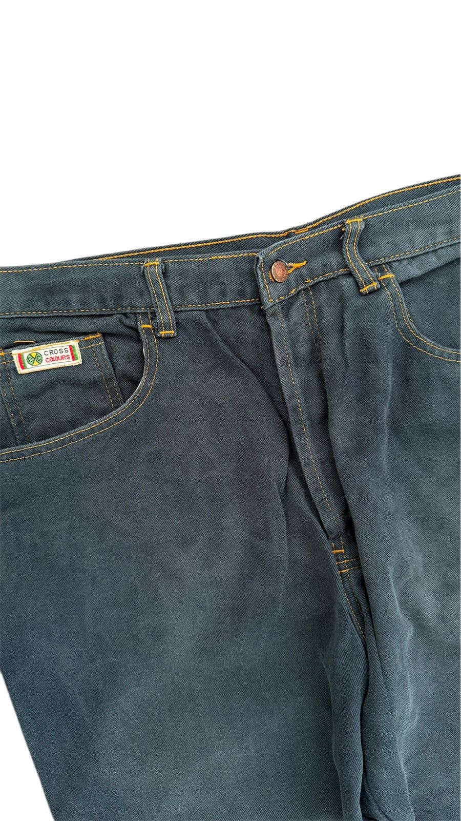 Cross Colours × Vintage Vintage 90s Cross Colours Denim Jeans Size US 36 / EU 52 - 3 Thumbnail