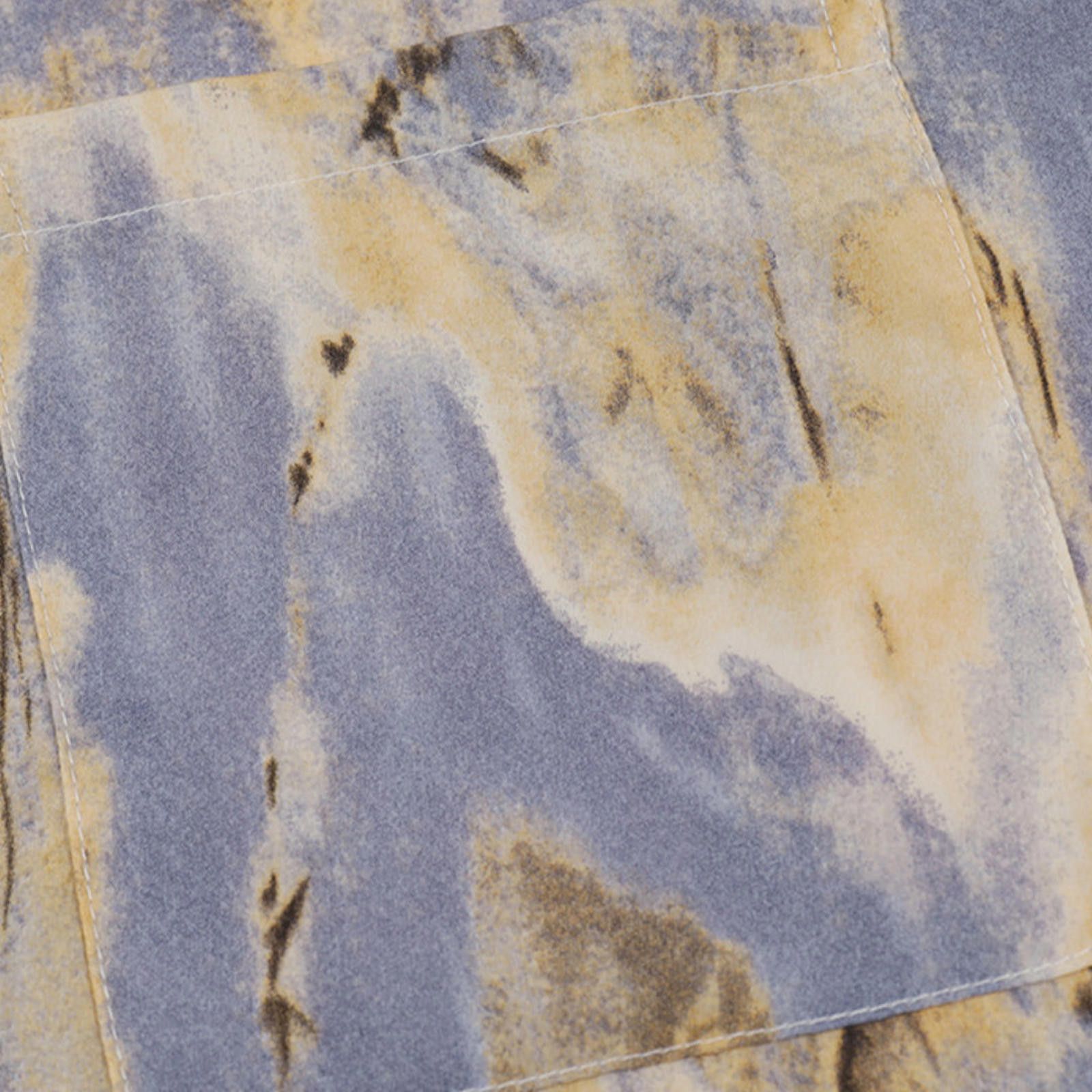 Vintage Painted Short Sleeve Marbled Print Shirt Size US M / EU 48-50 / 2 - 7 Thumbnail