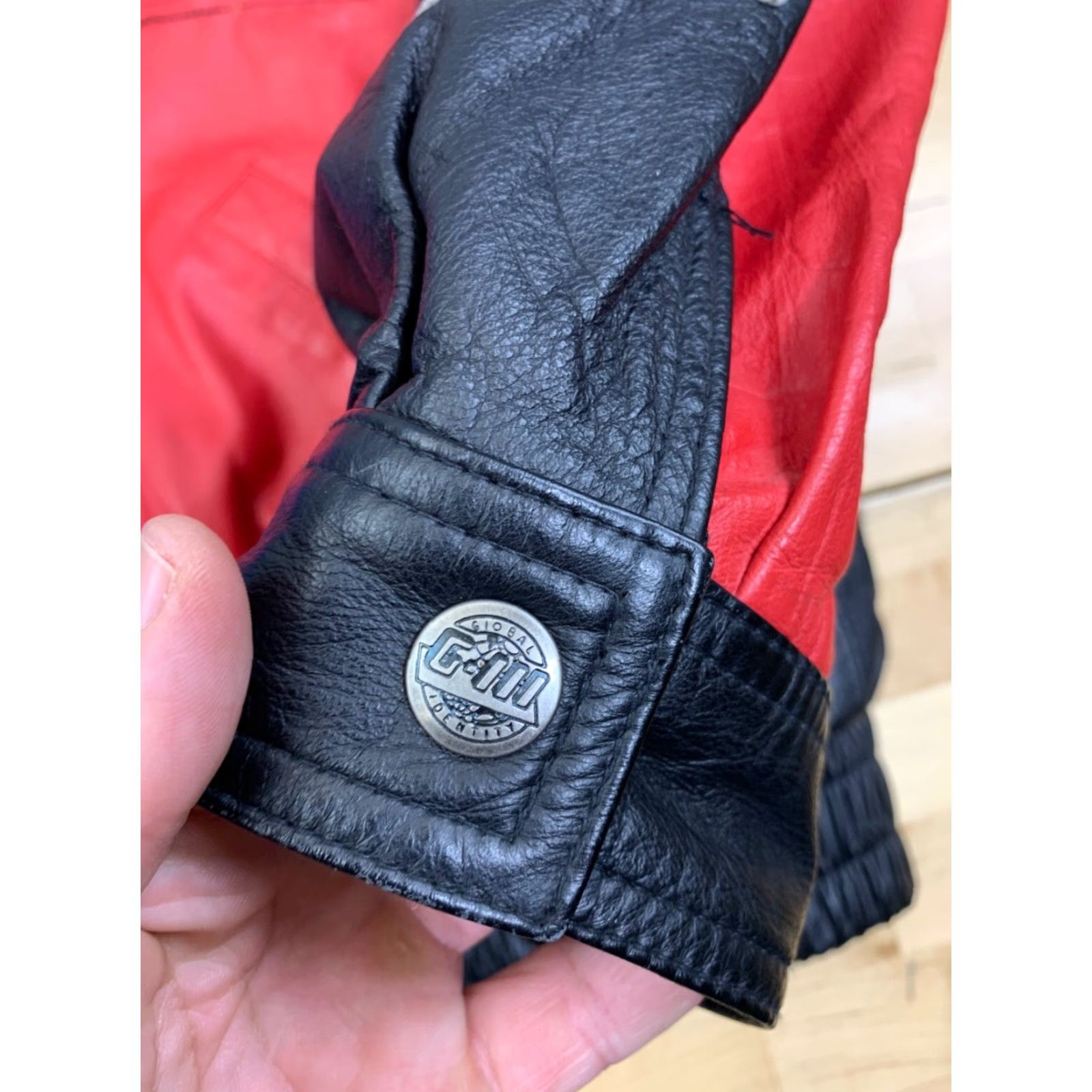 G-III VINTAGE G-III Leather Team Nascar Jacket Mens XL Black Full Zip Size US XL / EU 56 / 4 - 6 Thumbnail