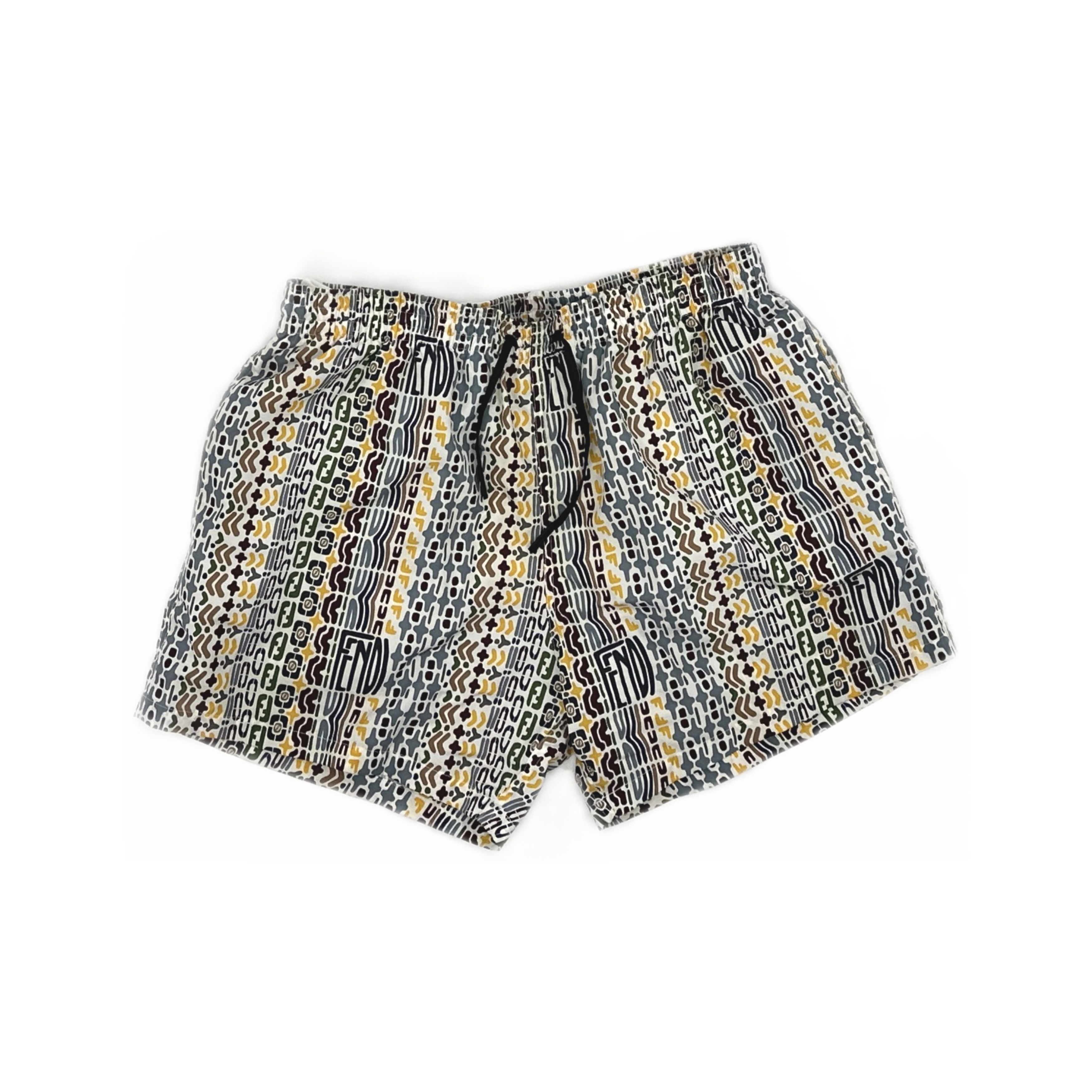 Fendi Fendi Patterned Swim Shorts Size 48 Size US 32 / EU 48 - 1 Thumbnail