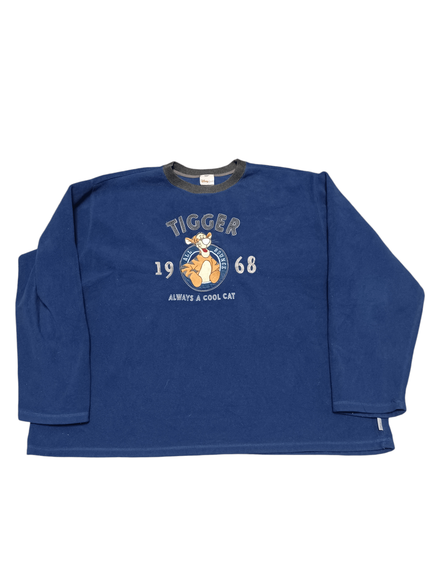 Disney TIGGER DISNEY VINTAGE BIGLOGO EMBROIDERED FLEECE SWEATSHIRT Size US XL / EU 56 / 4 - 1 Thumbnail