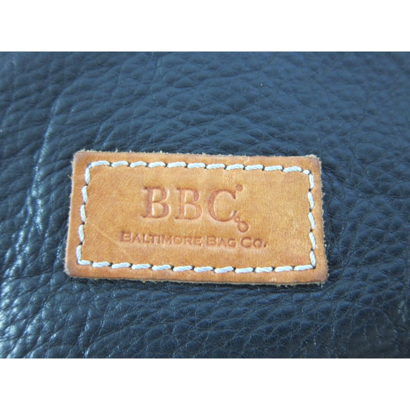 Vintage Baltimore Bag Co. Black Brown Leather Zipper Clutch Wristlet Wallet Purse Clutch Wristlet Purse Size ONE SIZE - 2 Thumbnail