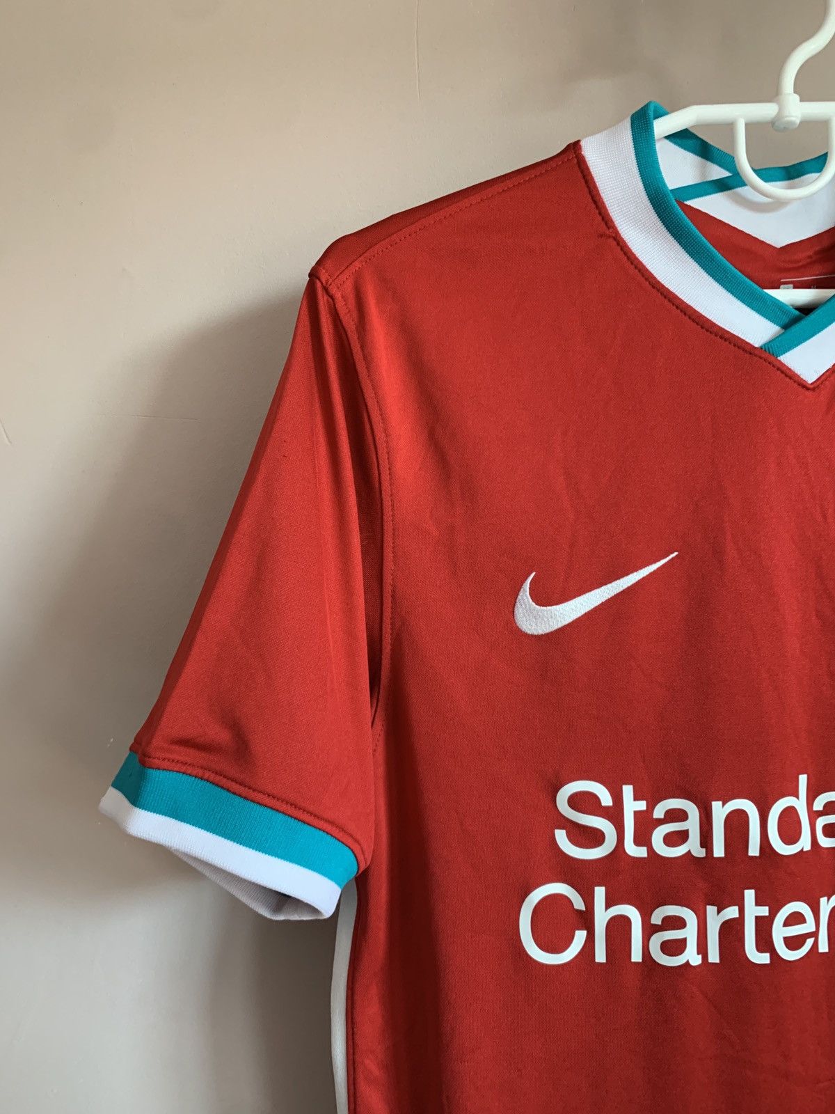 Nike Liverpool 2021 Home Football Shirt Nike Soccer Jersey Size M Size US M / EU 48-50 / 2 - 6 Thumbnail