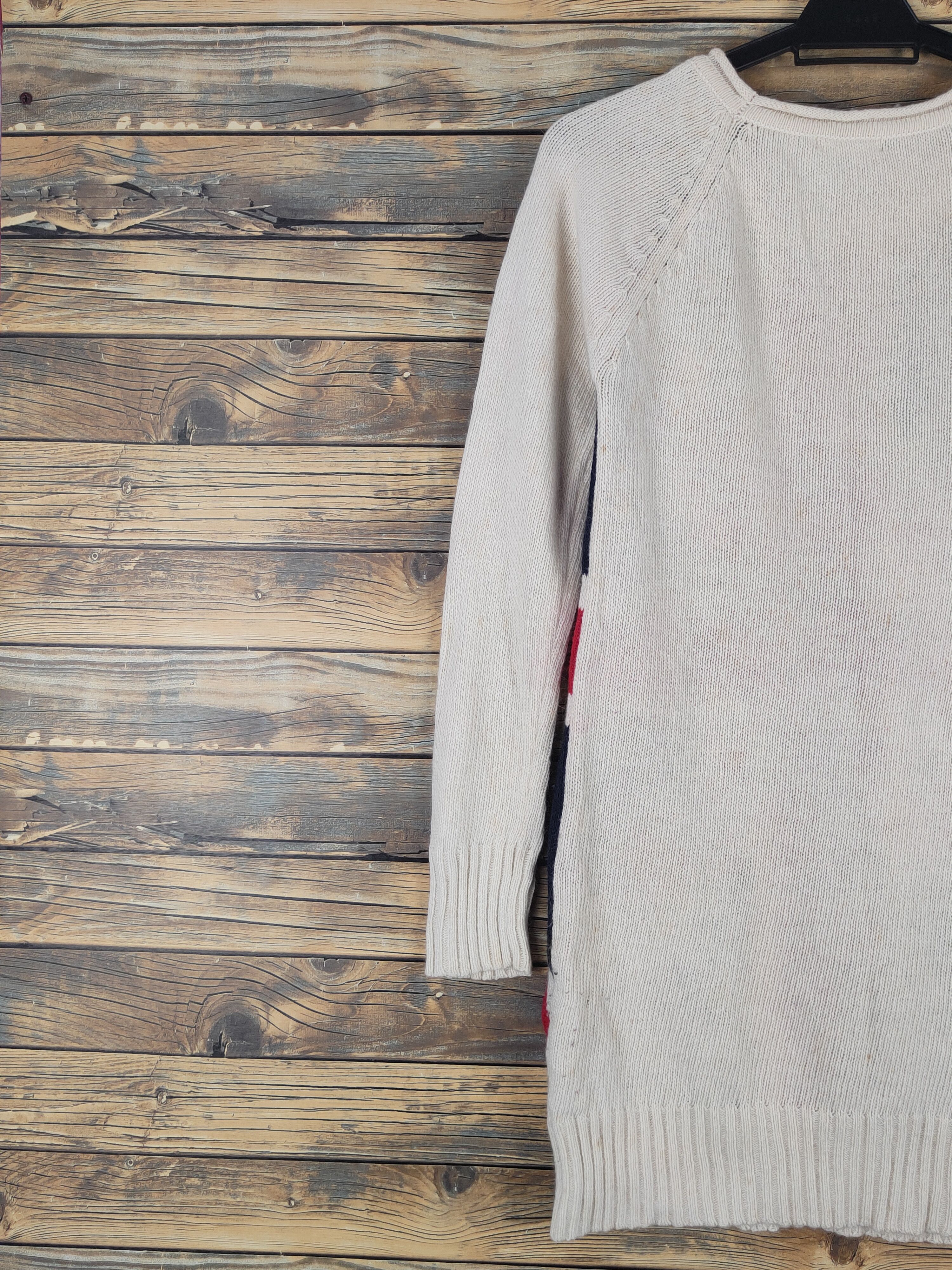 Homespun Knitwear × Japanese Brand × Vintage Remix Brown Knitwear Sweatshirts #W1084 Size S / US 4 / IT 40 - 8 Thumbnail