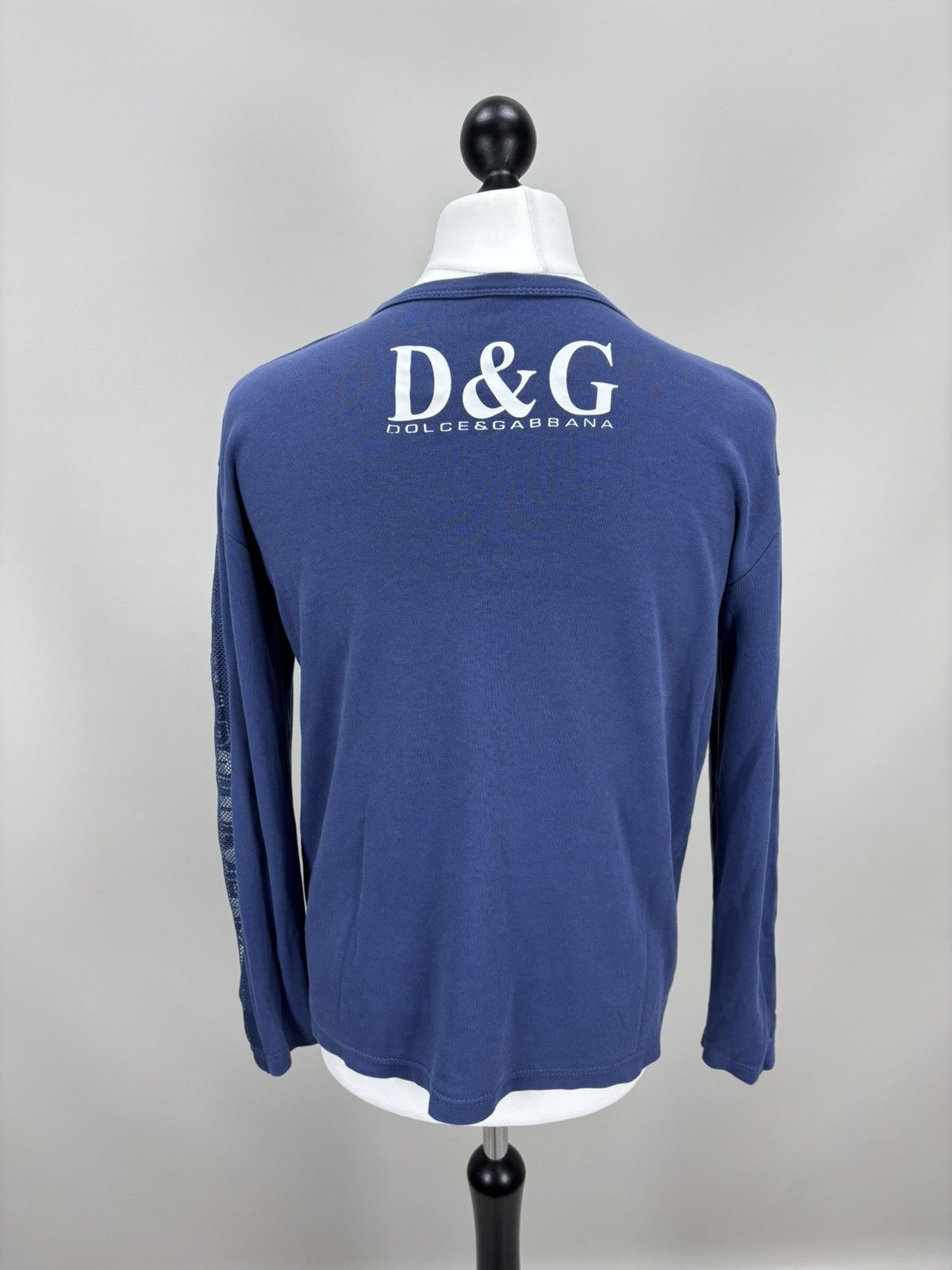 Dolce & Gabbana Mens long sleeve Y2k Dolce Gabbana Size S/M Color Blue Size US S / EU 44-46 / 1 - 5 Thumbnail