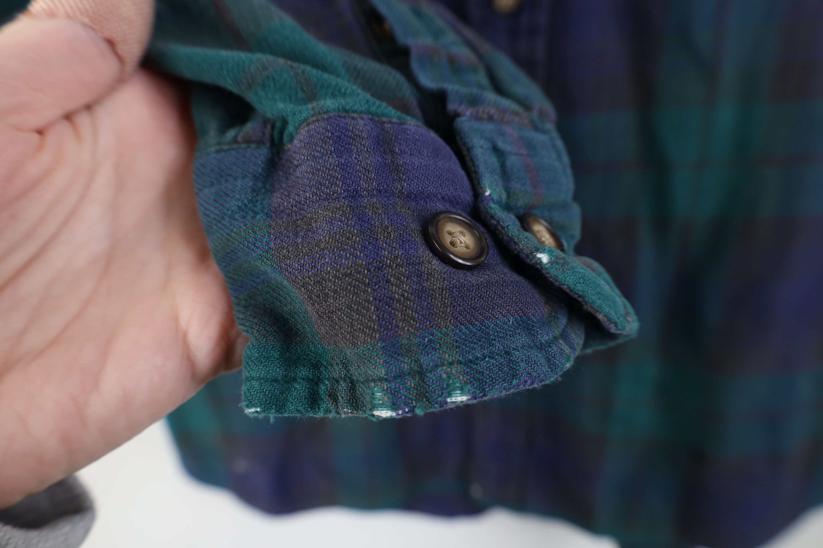 Gap Vintage 90s Gap Flannel Collared Button Down Shirt Plaid Size US M / EU 48-50 / 2 - 9 Thumbnail
