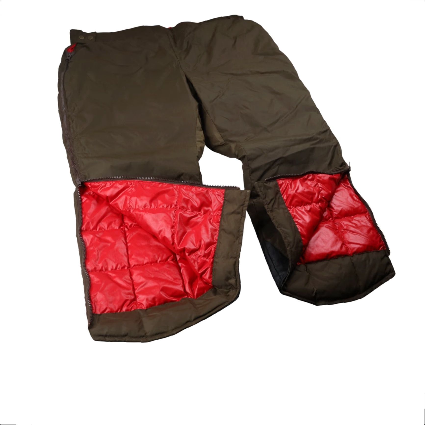 Eddie Bauer VINTAGE Eddie Bauer Goose Down Quilted Sleeping Bag Pants Mens XL Brown Size US 36 / EU 52 - 5 Thumbnail