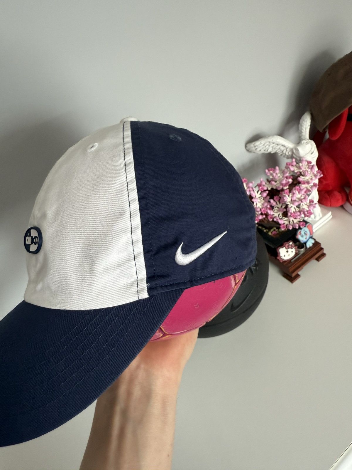 Nike × Vintage Nike Air Max vintage 00’s Y2K Swoosh Cap Hat One Size Size ONE SIZE - 8 Thumbnail