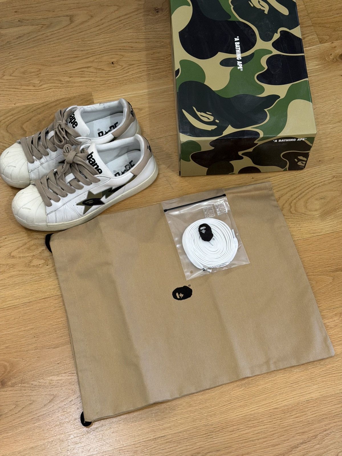 Bape BAPE STA SKULL CAMO Size US 9 / EU 42 - 1 Thumbnail