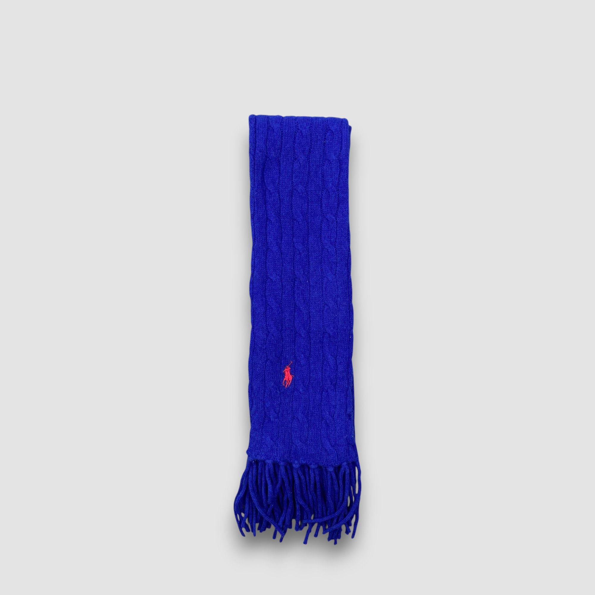 Polo Ralph Lauren Vintage Polo Ralph Lauren Scarf Aran Isle Ribbed Knit Scarve Size ONE SIZE - 3 Thumbnail