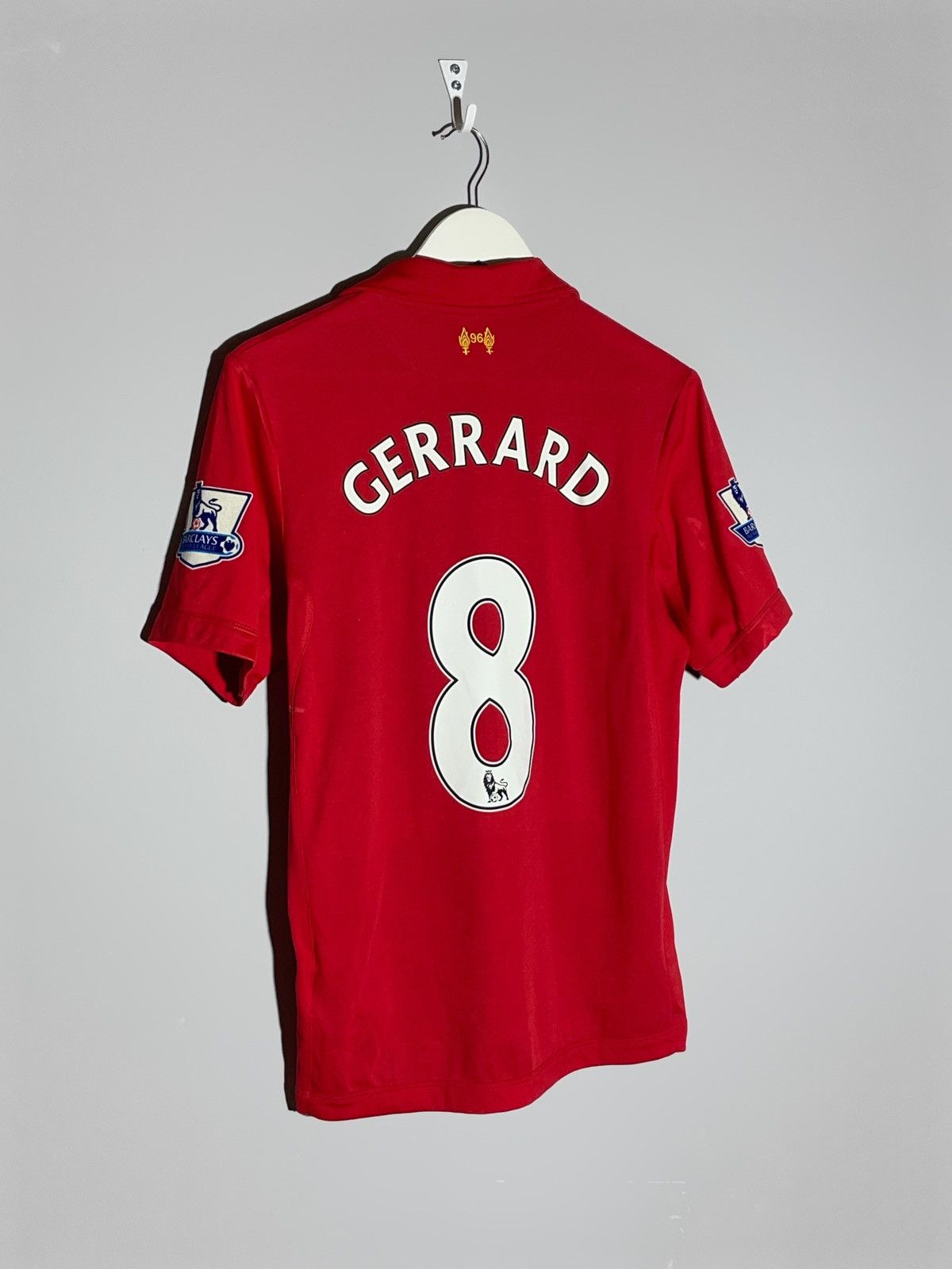 Warrior #8 Gerrard Liverpool FC Warrior 2012/13 Home Football Shirt Size US S / EU 44-46 / 1 - 1 Thumbnail