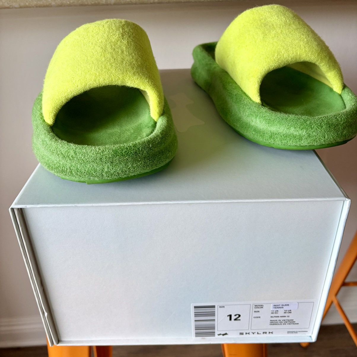 SKYLRK SKYLRK - Rest Slides - Tennis Size US 12 / EU 45 - 1 Thumbnail