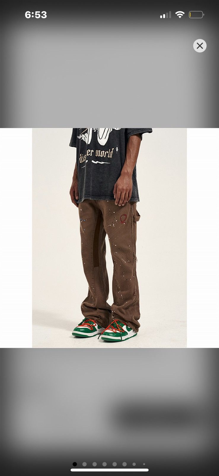 image of Vintage Streetwear in Brown, Men's (Size 31)