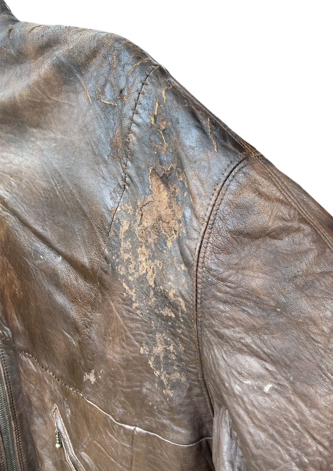 Gianfranco Ferre × Vintage Metal patch GFF Gianfranco Ferre vintage leather jacket Size US M / EU 48-50 / 2 - 16 Thumbnail