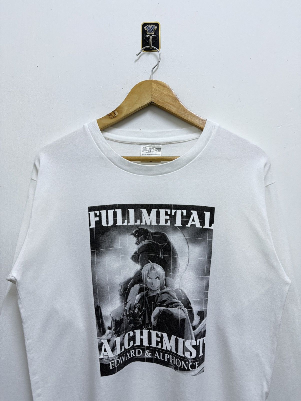 Japanese Brand 2000's Full Metal Alchemist - Edward & Alphonce L/S T-Shirt Size US M / EU 48-50 / 2 - 3 Thumbnail