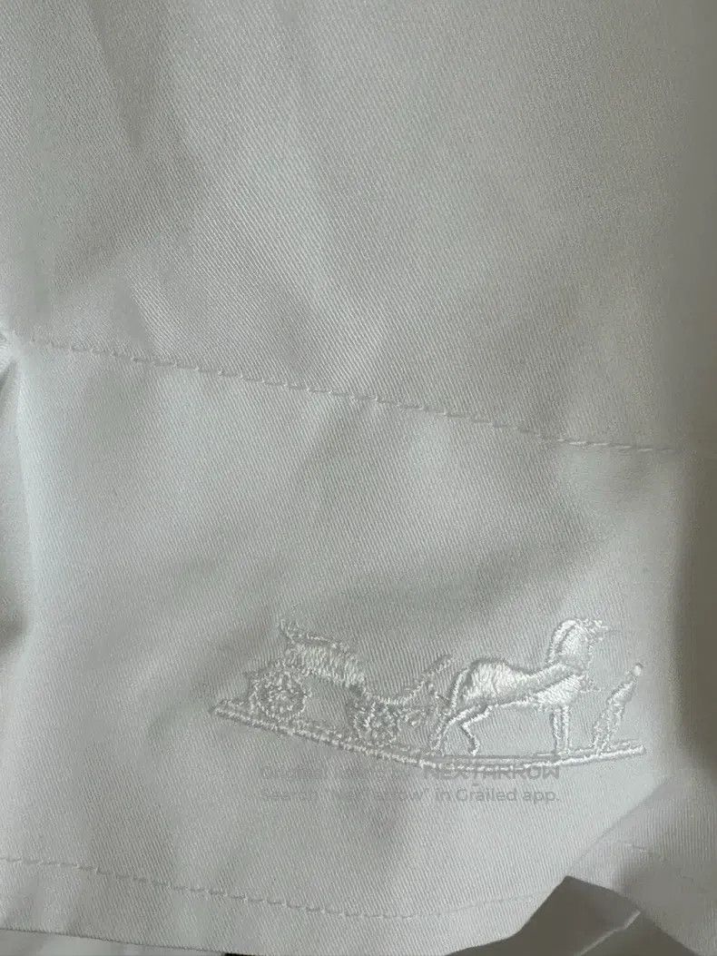 Hermes Hermes White pleated long sleeve shirt dress Size XS / US 0-2 / IT 36-38 - 3 Thumbnail