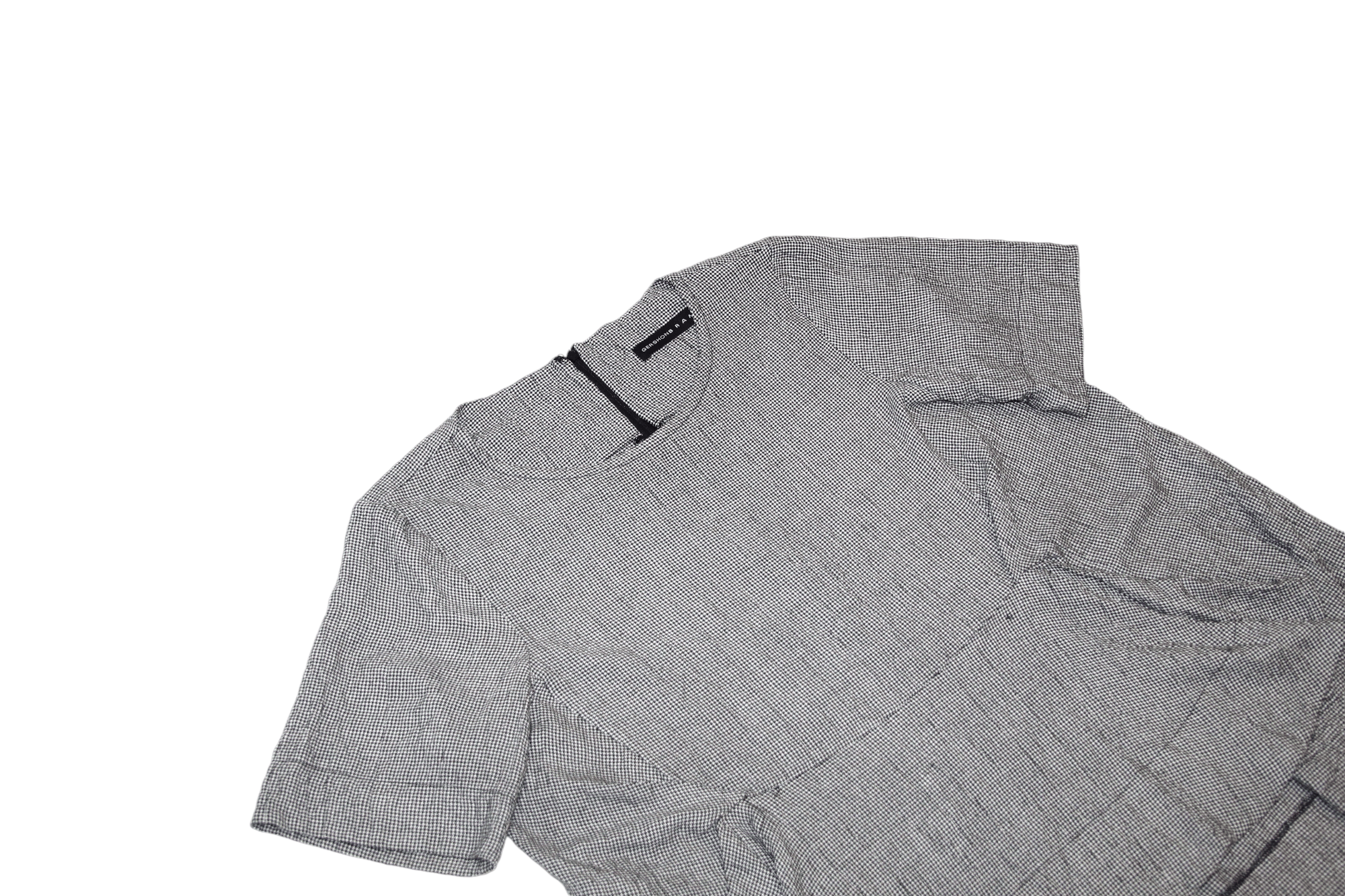 Other Gershon Bram Design Loose Fit Houndstooth Tunic Dress Size L / US 10 / IT 46 - 2 Thumbnail