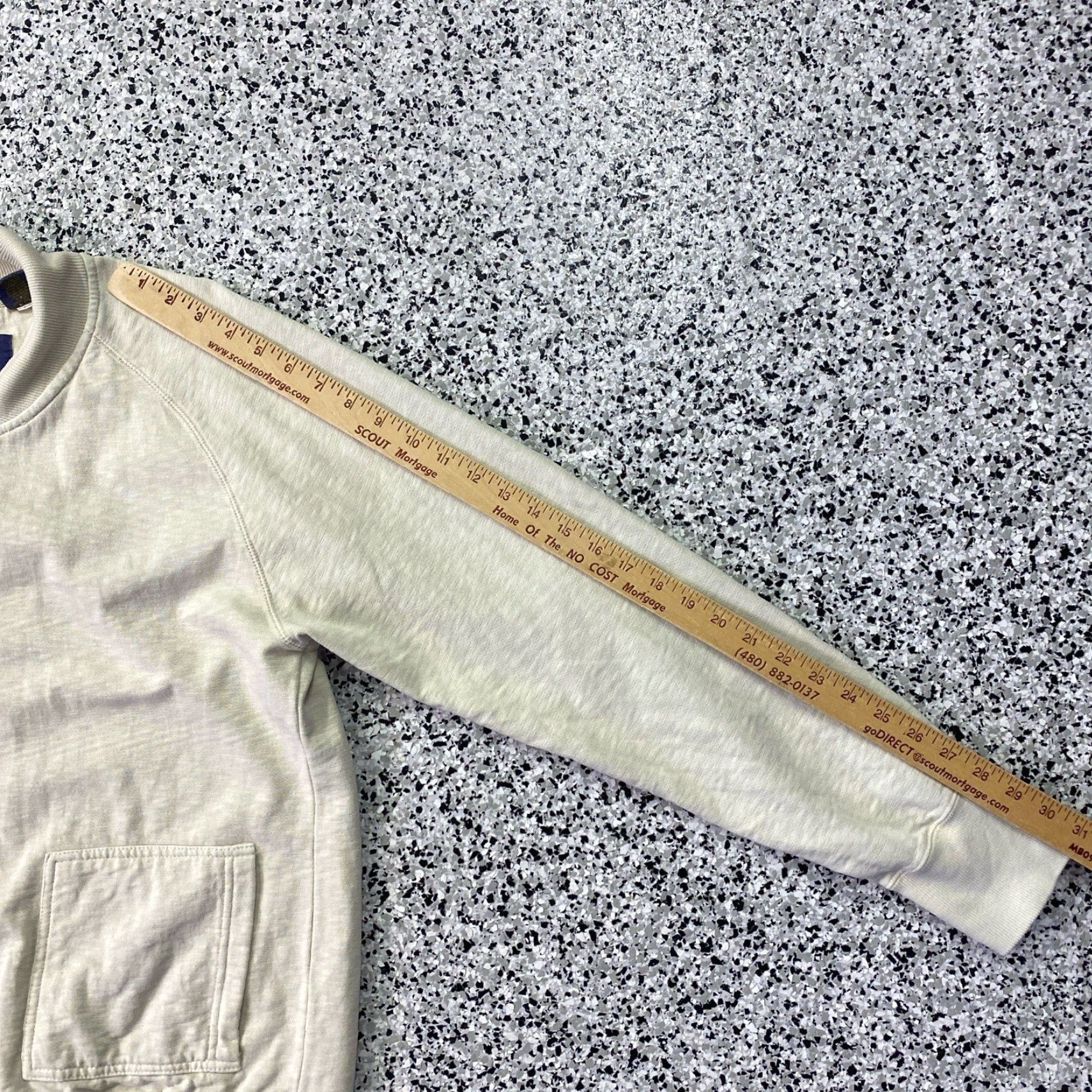 Orvis VINTAGE Orvis Sweatshirt Jacket Mens Medium Beige Full Zip Wool Knit Heavyweight Pockets Regular Classic Outdoor USA Fall Winter Spring Size US M / EU 48-50 / 2 - 4 Thumbnail