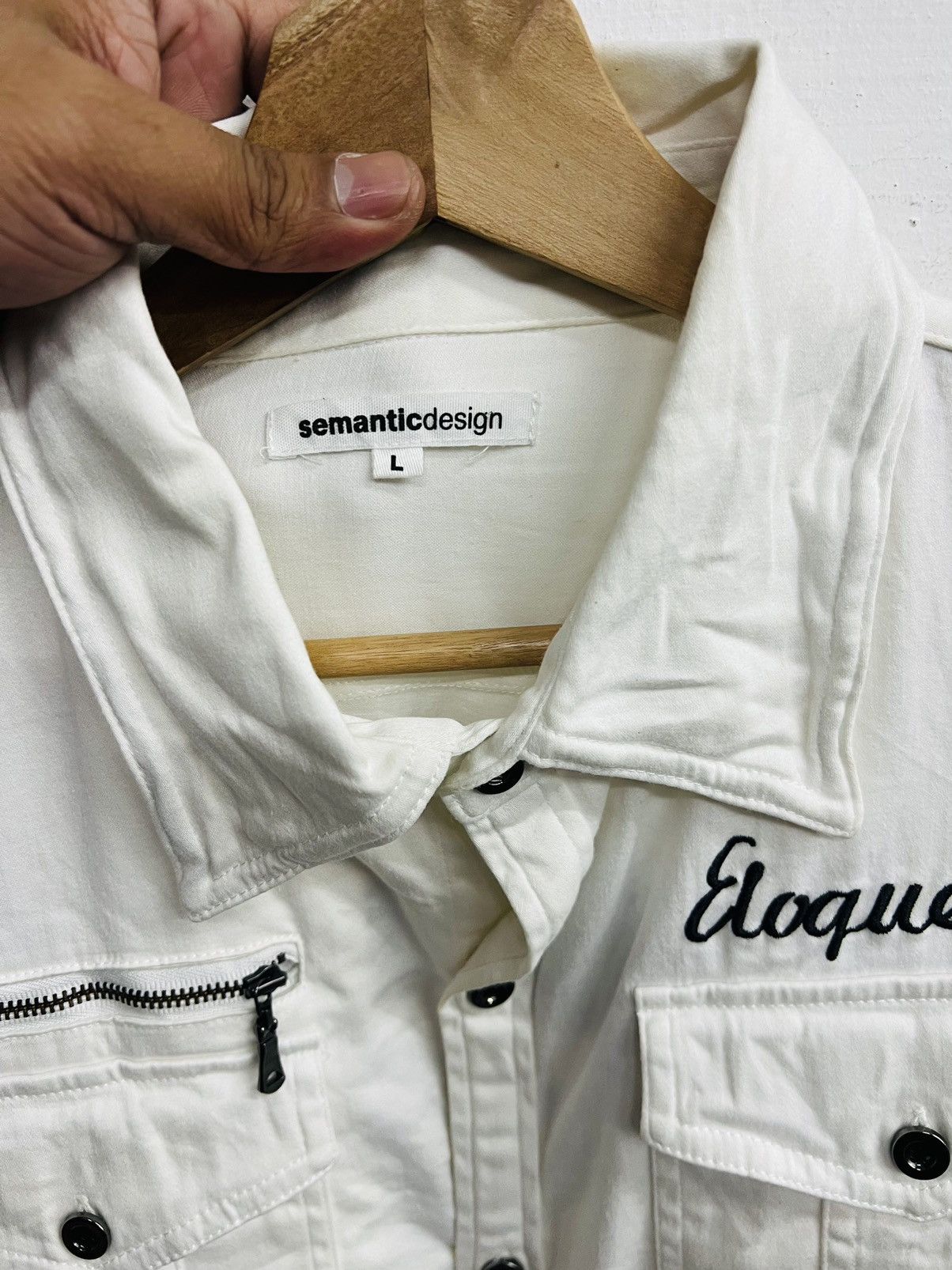 Japanese Brand × semanticdesign Semantic Design Western Shirt Size US L / EU 52-54 / 3 - 8 Thumbnail