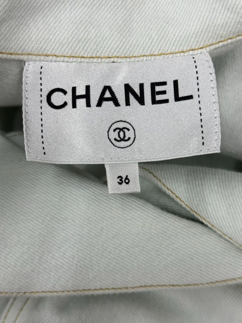 Chanel Chanel 24M beach series light blue denim jacket Size XS / US 0-2 / IT 36-38 - 4 Thumbnail