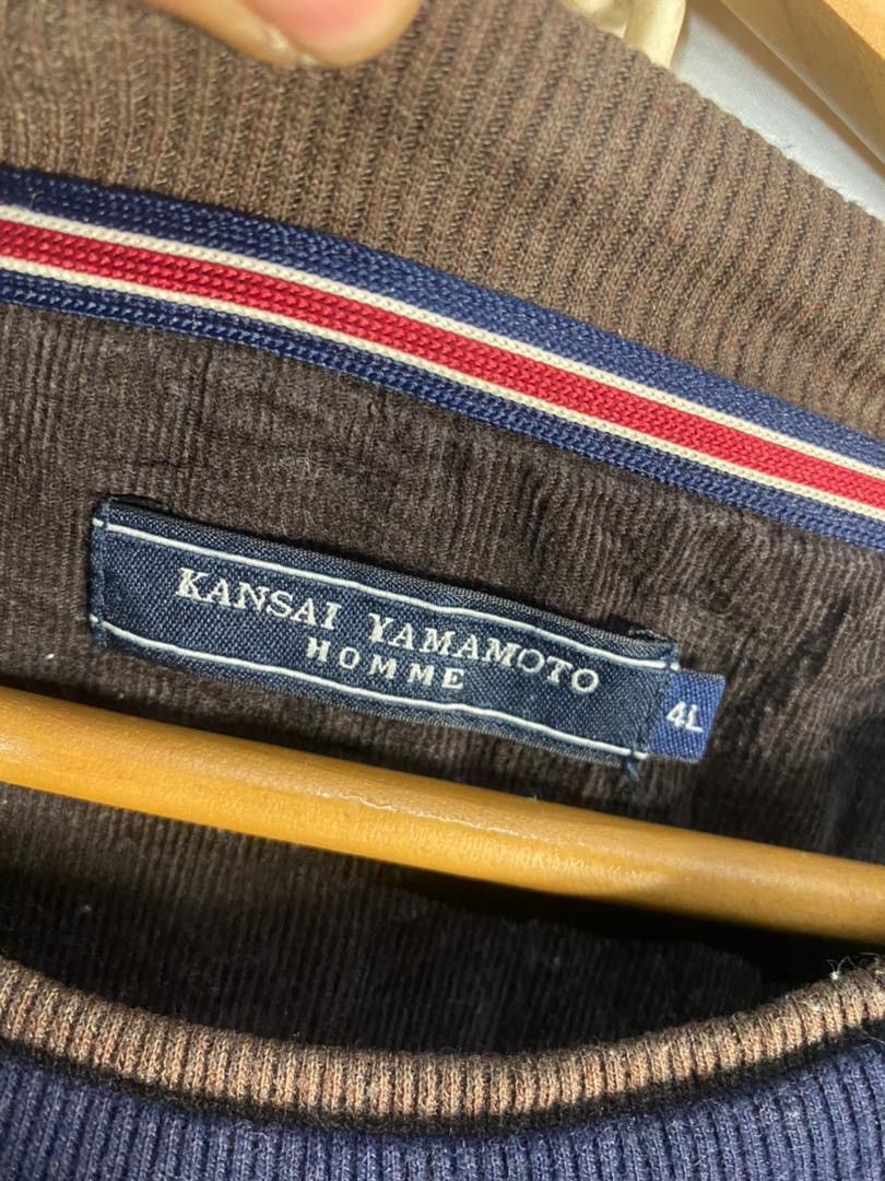 Japanese Brand × Kansai Yamamoto Kansai Yamamoto homme stripe sweatshirt Size US XXL / EU 58 / 5 - 6 Thumbnail
