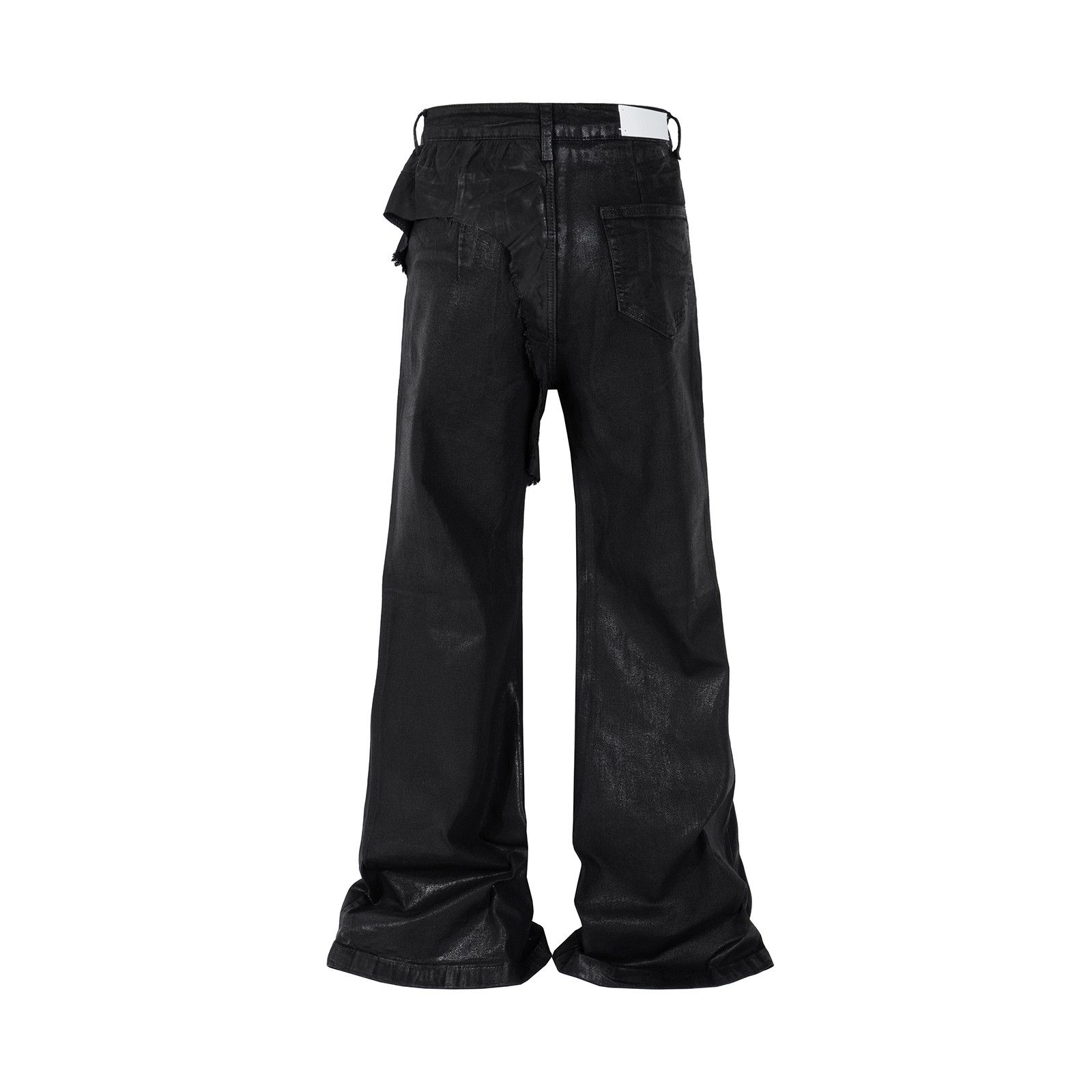 Japanese Brand × Jean Y2k Streetwear Wax Leather Stretch Jeans Size US 29 - 3 Thumbnail