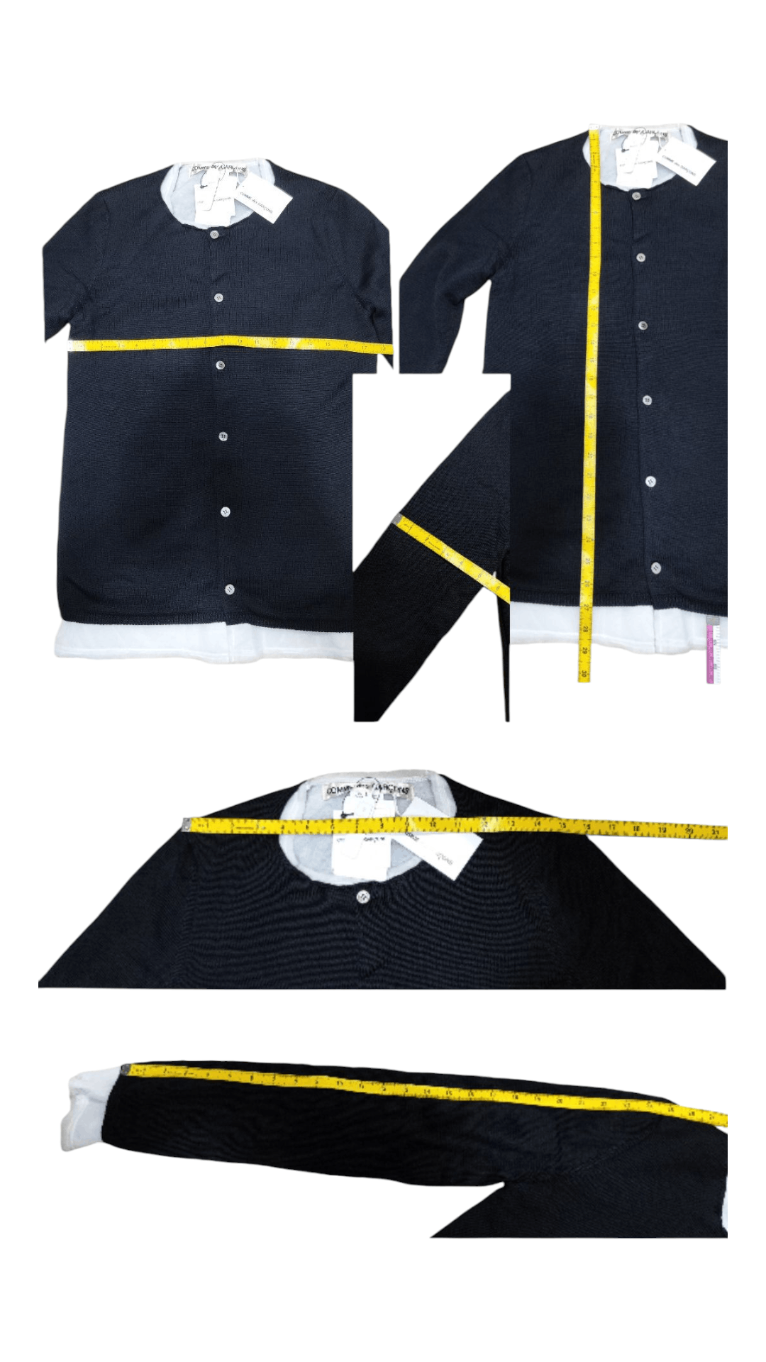 Comme des Garcons COMME des GARCONS Wool Padded Layered Cardigan Women's Size L / US 10 / IT 46 - 5 Thumbnail