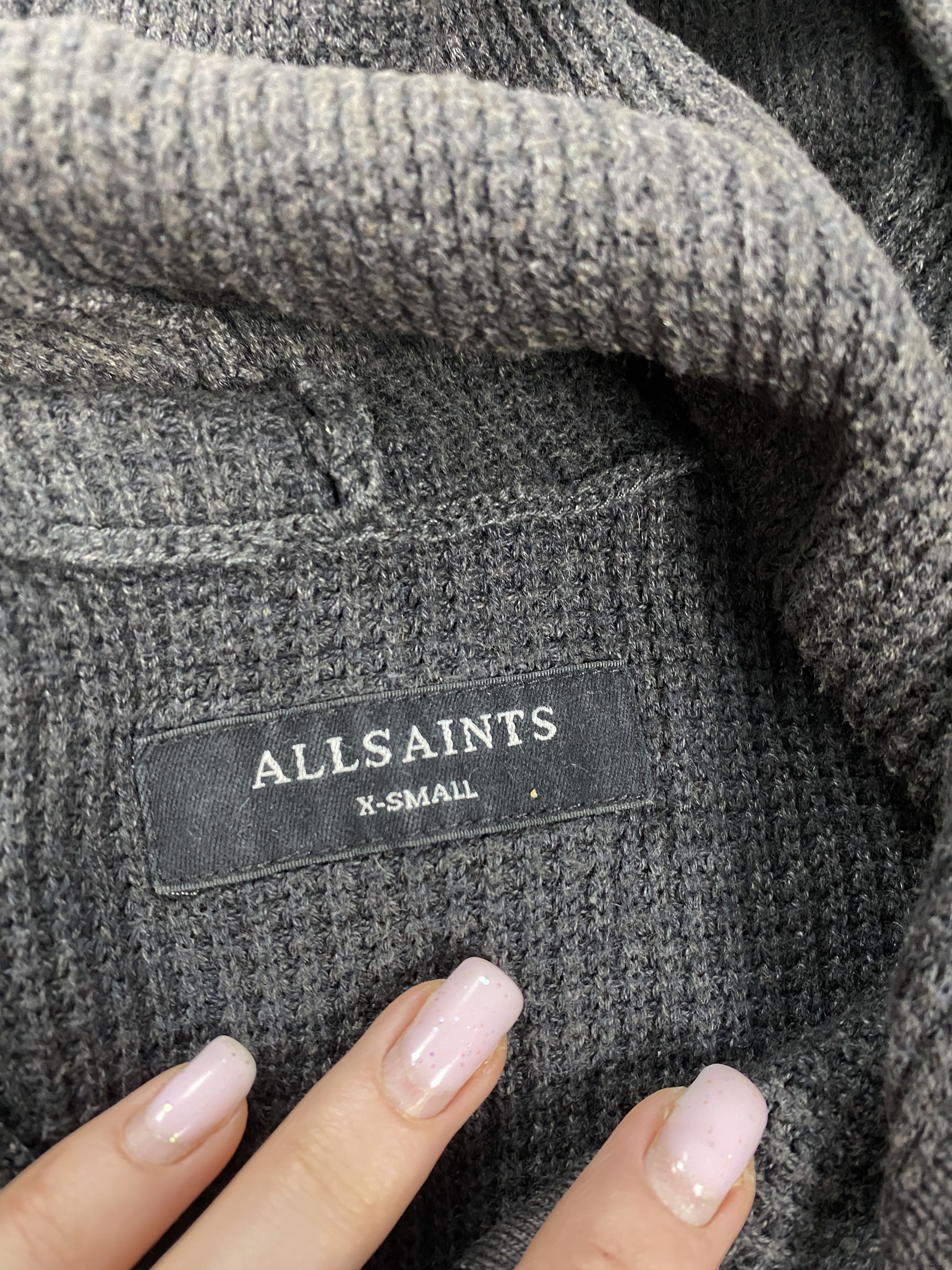 Allsaints Allsaints vintage knit zip hoodie y2k Size US XS / EU 42 / 0 - 6 Thumbnail