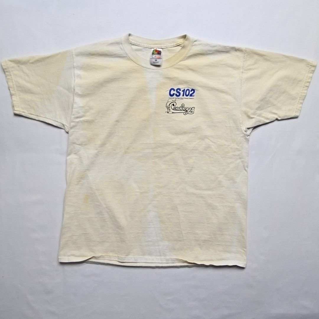 Fruit Of The Loom Vintage Y2K Cowboy Graphic CS102 Millennium Party XL Shirt Size US XL / EU 56 / 4 - 3 Thumbnail