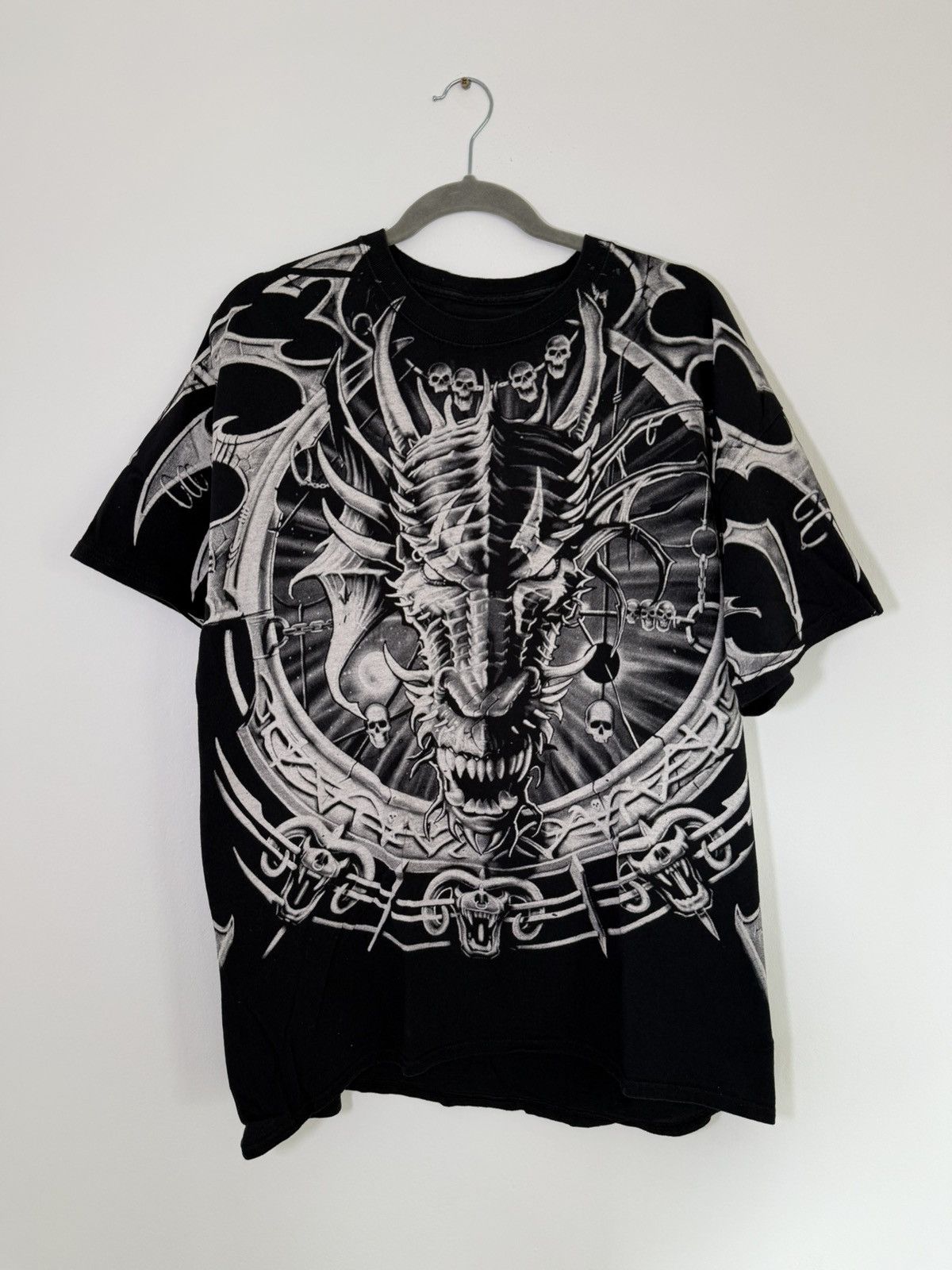 Liquid Blue × Vintage Liquid Blue Dragon All over Print t shirt Merch XL warren Size US XL / EU 56 / 4 - 1 Thumbnail