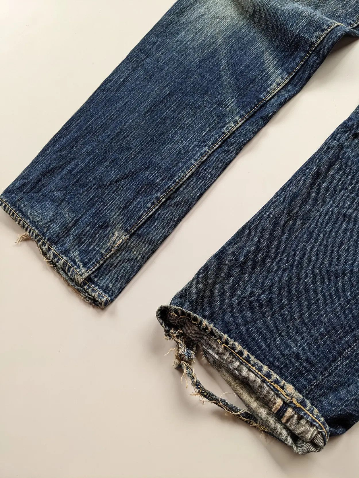 The Real McCoy's Joe McCoy distressed selvedge jeans Size US 30 / EU 46 - 8 Thumbnail