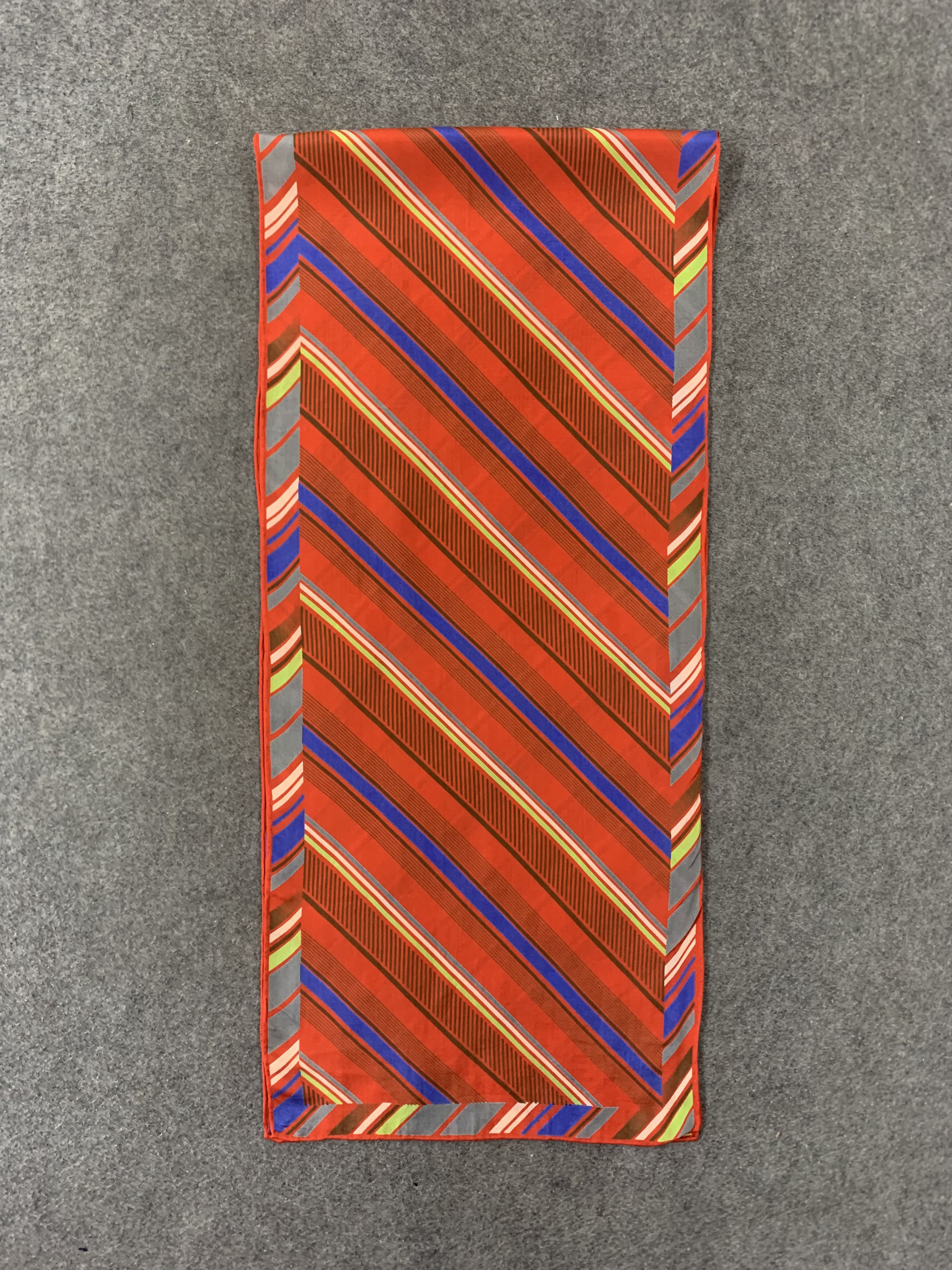 Issey Miyake Issey Miyake Scarf Silk Muffler Neck Wrap BL9336 Size ONE SIZE - 3 Thumbnail
