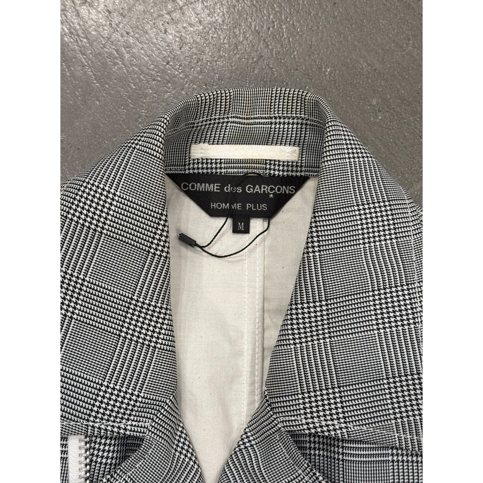 Comme des Garcons 2011 Comme des Garçons checkered zipper jacket Size US M / EU 48-50 / 2 - 6 Thumbnail
