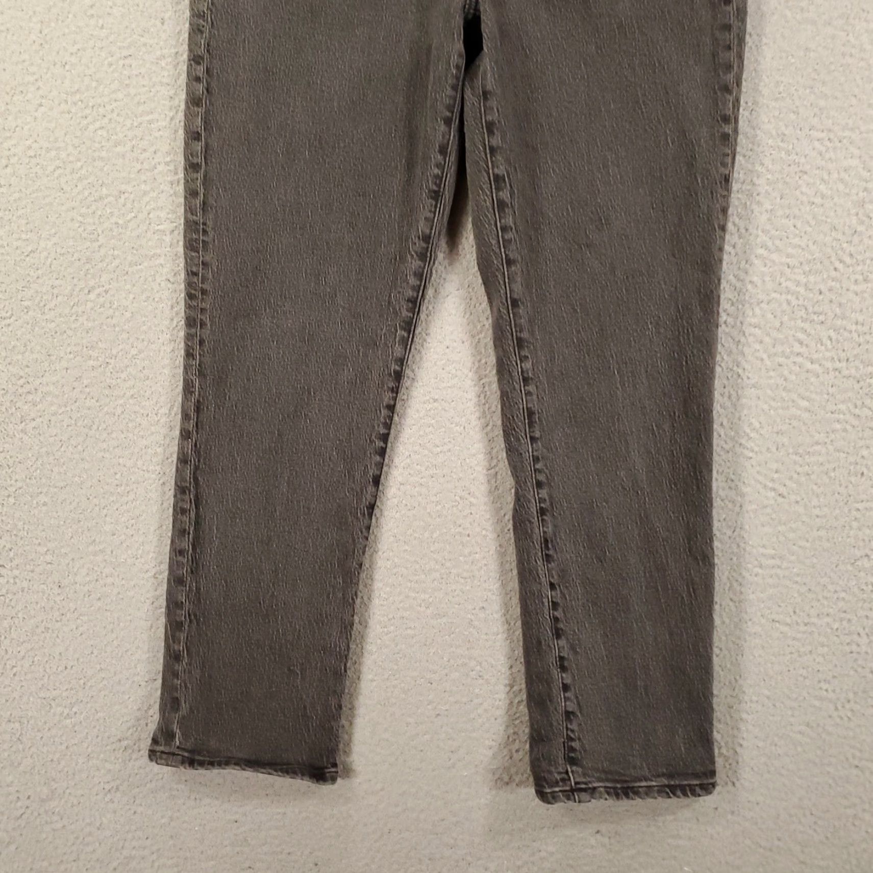 Madewell VINTAGE Madewell The Perfect Vintage Jeans Womens 29 Black High Rise Classic Straight Jeans Size 29" - 3 Thumbnail