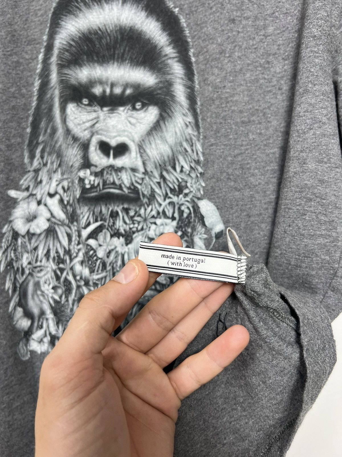 AMI Ami Alexandre Mattiusi Gorilla Logo T-shirts Tee Size US M / EU 48-50 / 2 - 9 Thumbnail