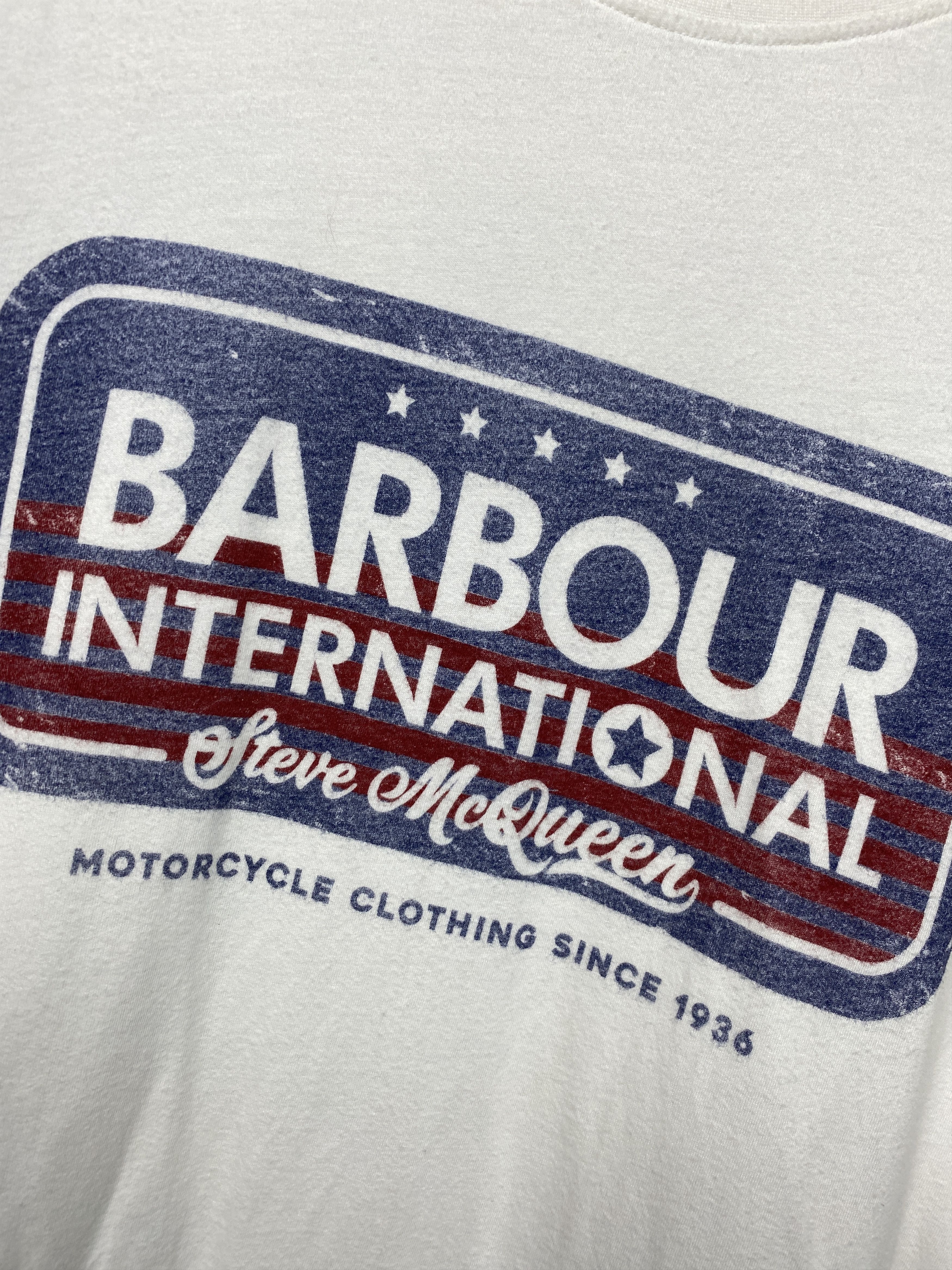 Barbour × Vintage Barbour International Steve McQueen Mens Long Sleeve T-Shirt Size US XXL / EU 58 / 5 - 3 Thumbnail