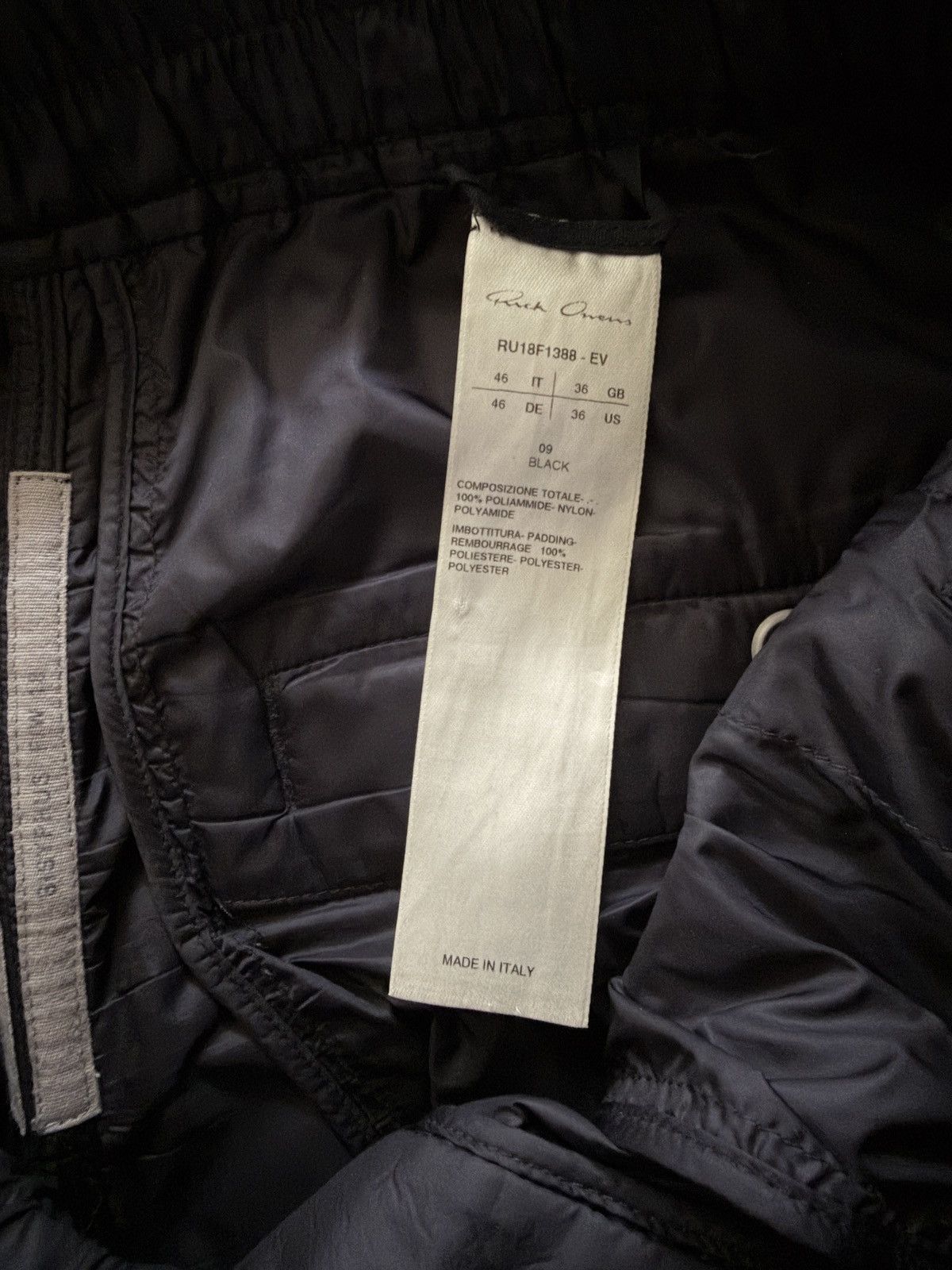Rick Owens Rick Owens FW18 SISYPHUS Runway Zipper Nylon Track Pants Size US 32 / EU 48 - 5 Thumbnail
