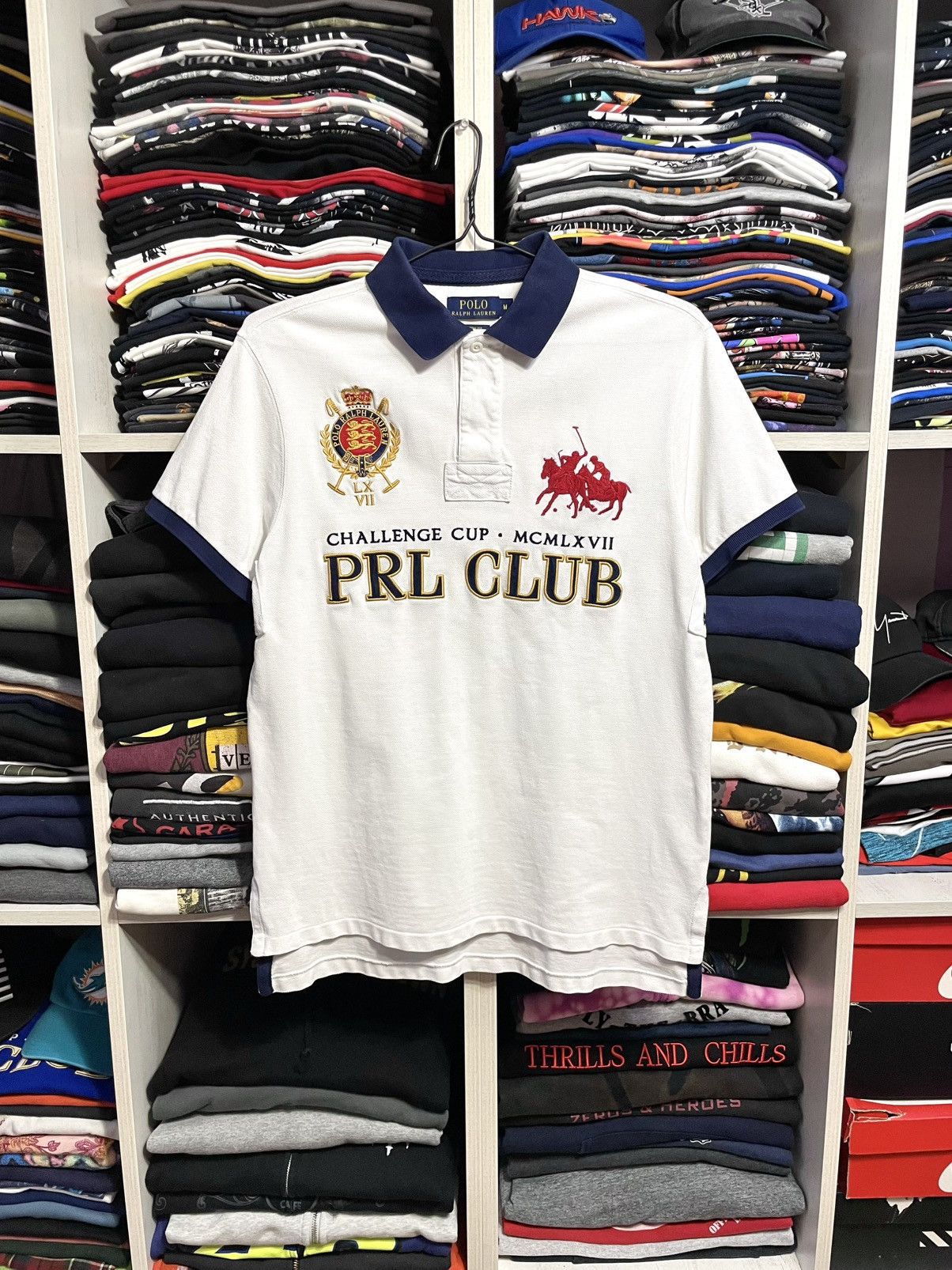 Vintage Polo Ralph Lauren Club Big Logo Chief Keef T Shirt