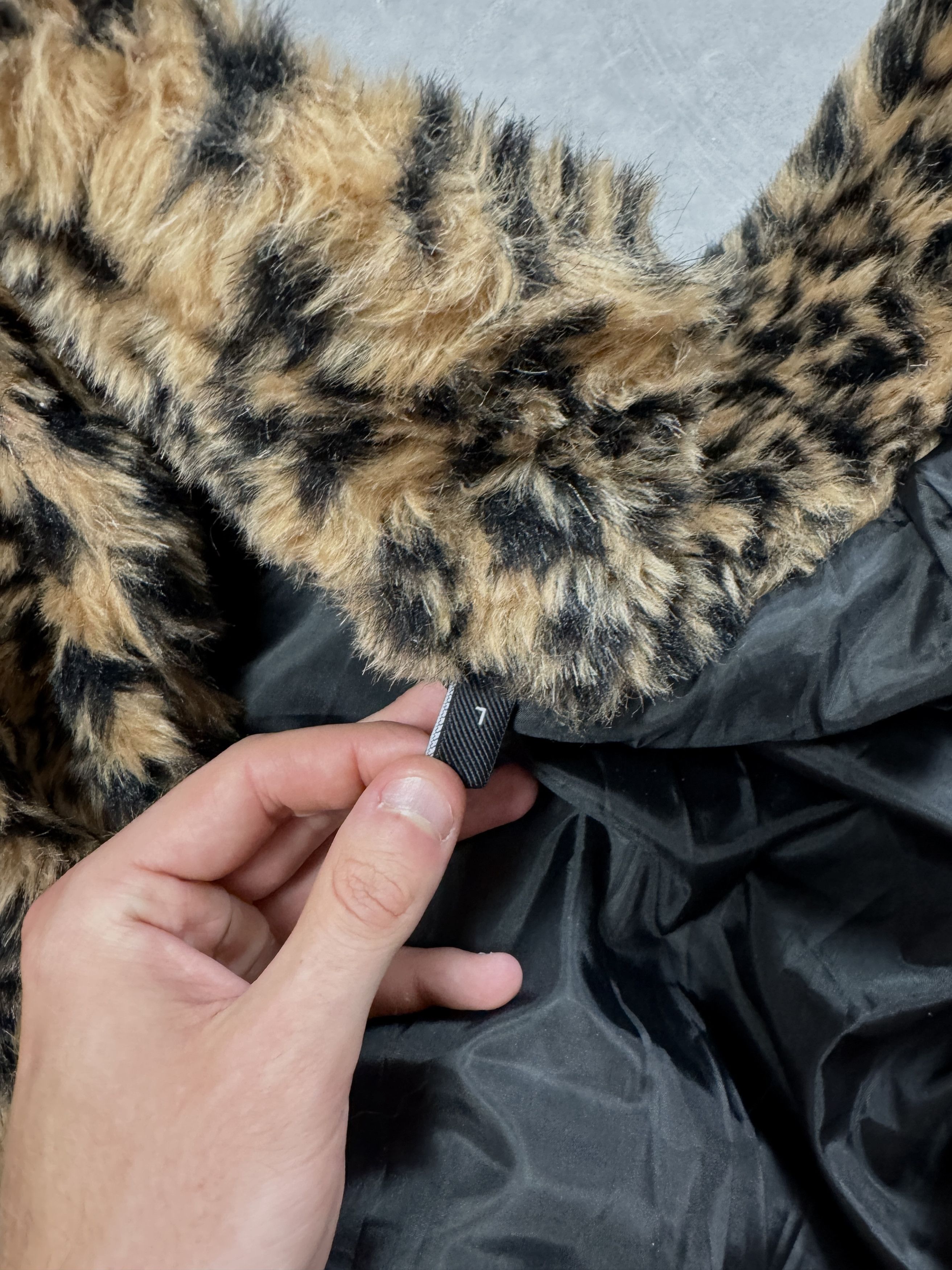 Vintage Vintage coquette y2k fur jacket leopard print 90s Size L / US 10 / IT 46 - 11 Thumbnail