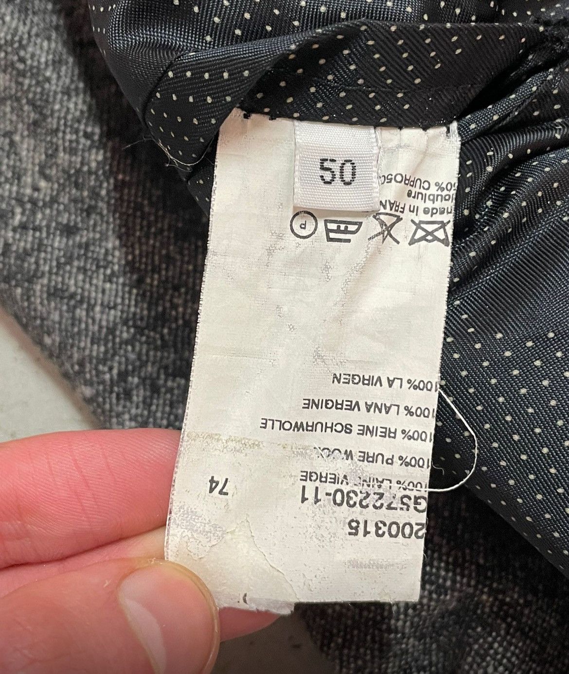 Givenchy 🔥BIG LOGO Very Rare Vintage Tweed Givenchy Jacket Blazer🔥 Size US M / EU 48-50 / 2 - 9 Thumbnail