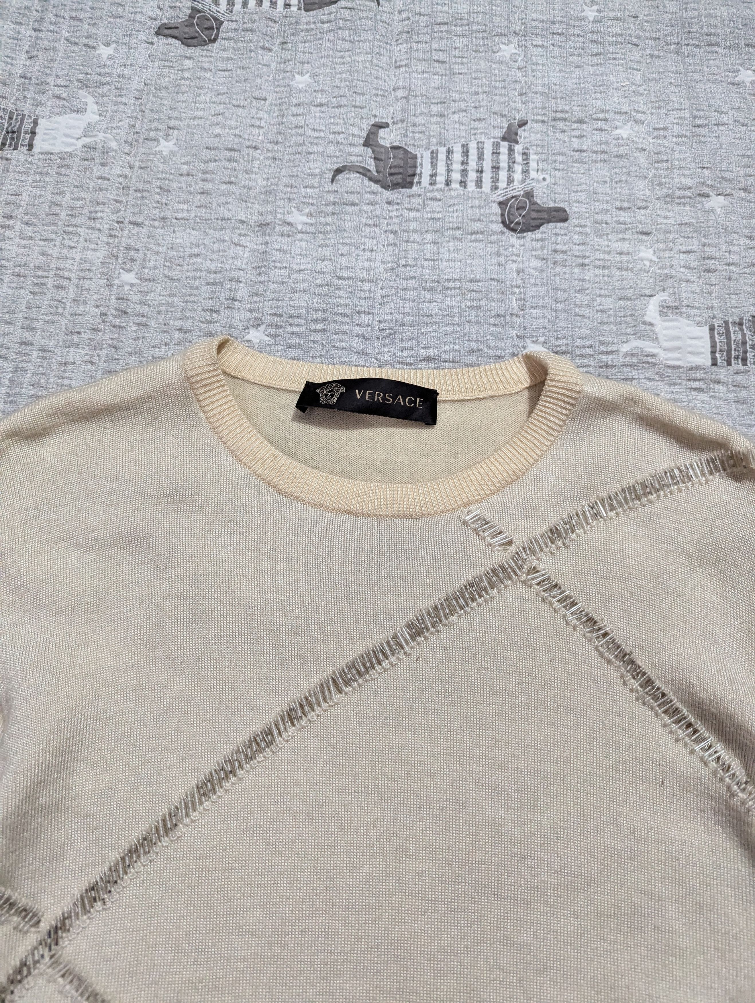 Versace Versace wool knit sweater Size US S / EU 44-46 / 1 - 5 Thumbnail