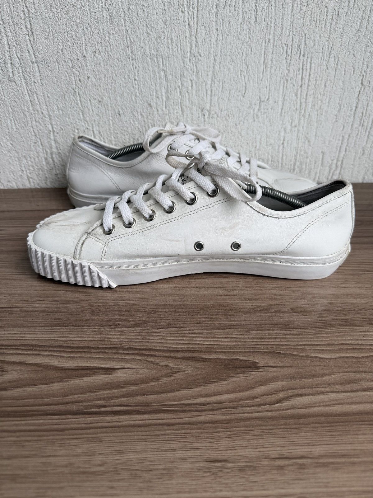 Maison Margiela 🫆tabi leather sneakers Size US 10.5 / EU 43-44 - 15 Thumbnail
