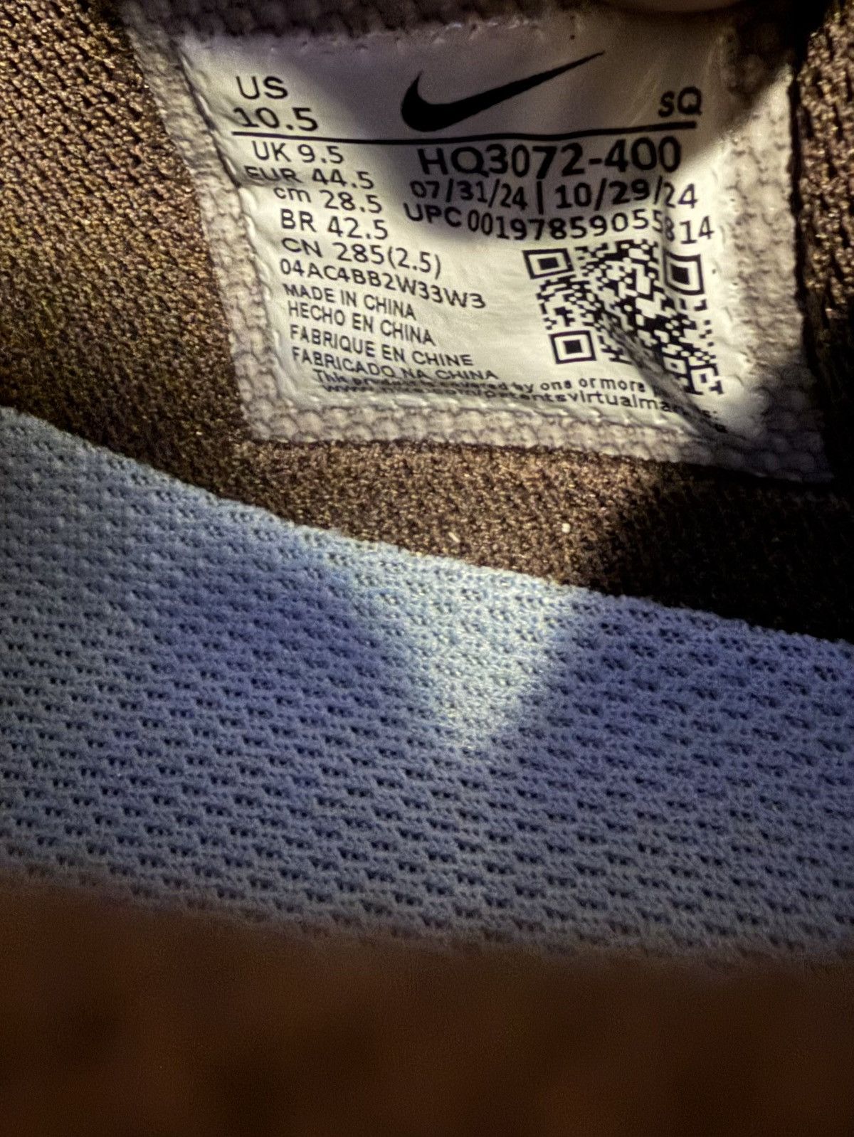 Nike × Travis Scott Nike Zoom Field Jaxx Leche Blue Size US 10.5 / EU 43-44 - 10 Thumbnail