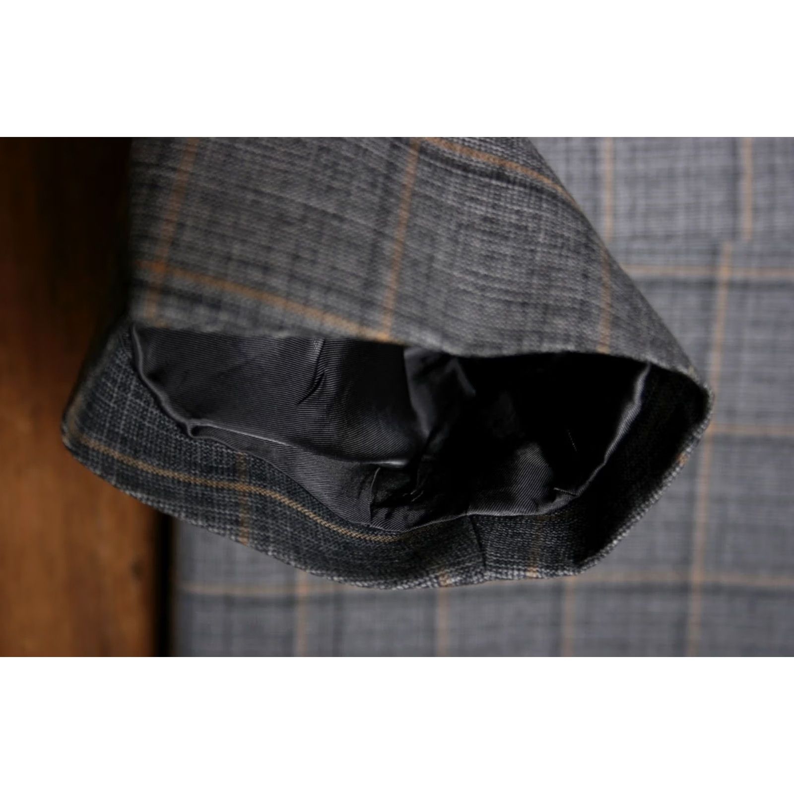 Brooks Brothers BROOKS BROTHERS Reda 1865 Regent Fit Gray Wool Check Sport Coat Sz 43L Mens Jacket Coat Long Wool Check Brookes Brothers Size US XS / EU 42 / 0 - 5 Thumbnail