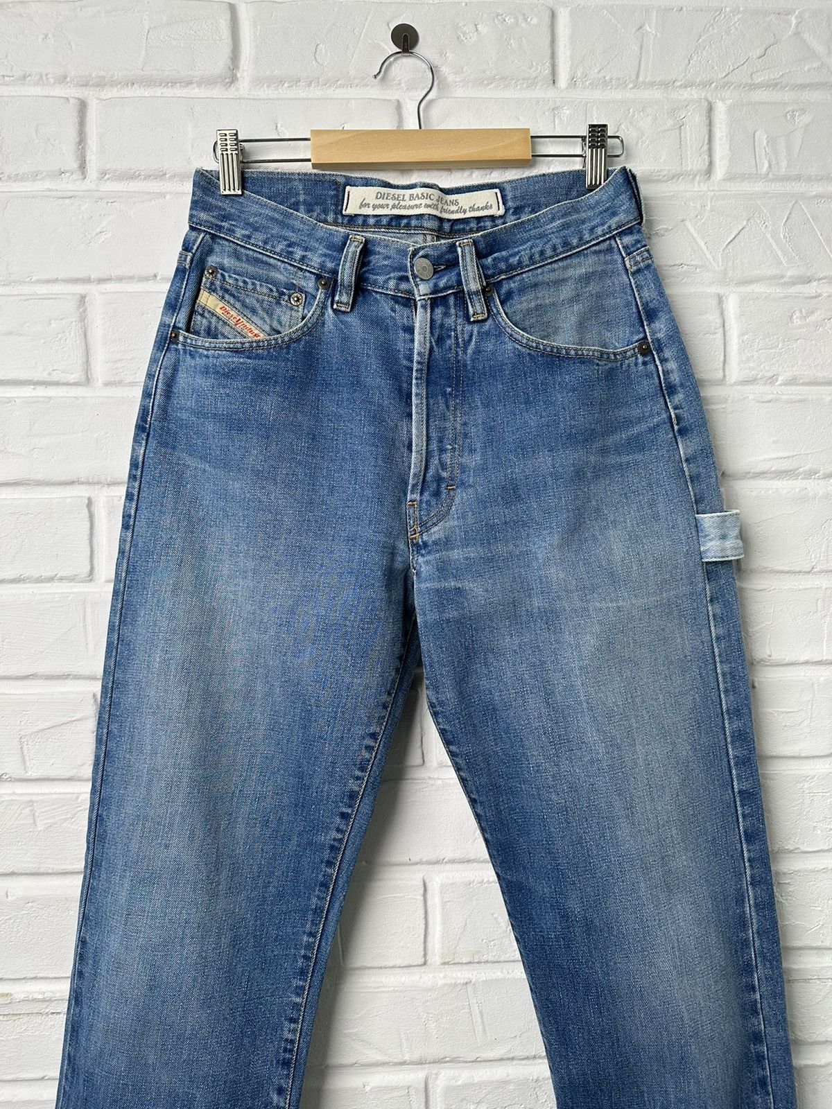 Diesel Y2K DIESEL Cheyenne Carpenter High Waist Denim Pants Size US 29 - 3 Thumbnail