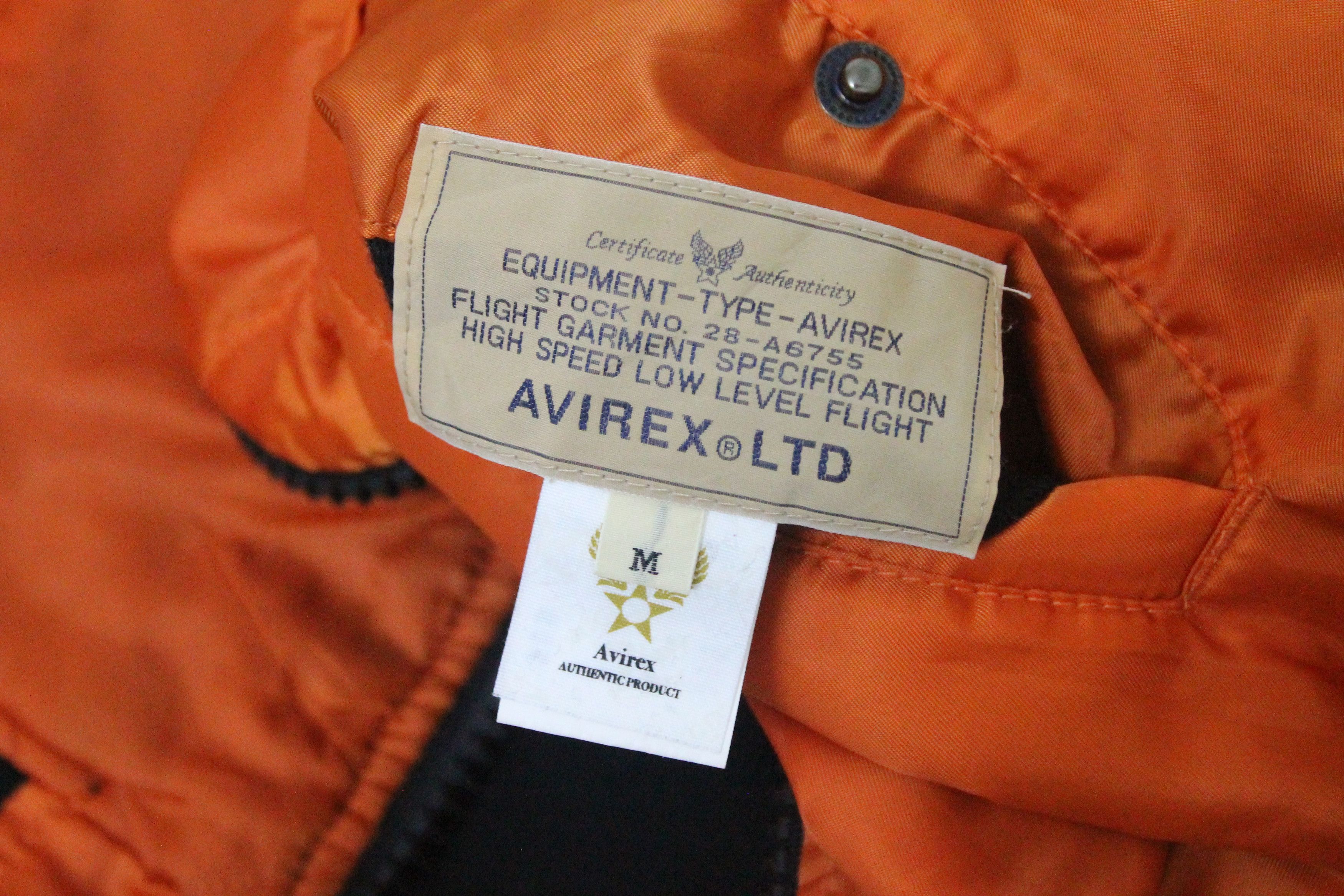 Avirex Vintage AVIREX 35th Anniversary Reversible Bomber Jacket. Size US M / EU 48-50 / 2 - 15 Thumbnail